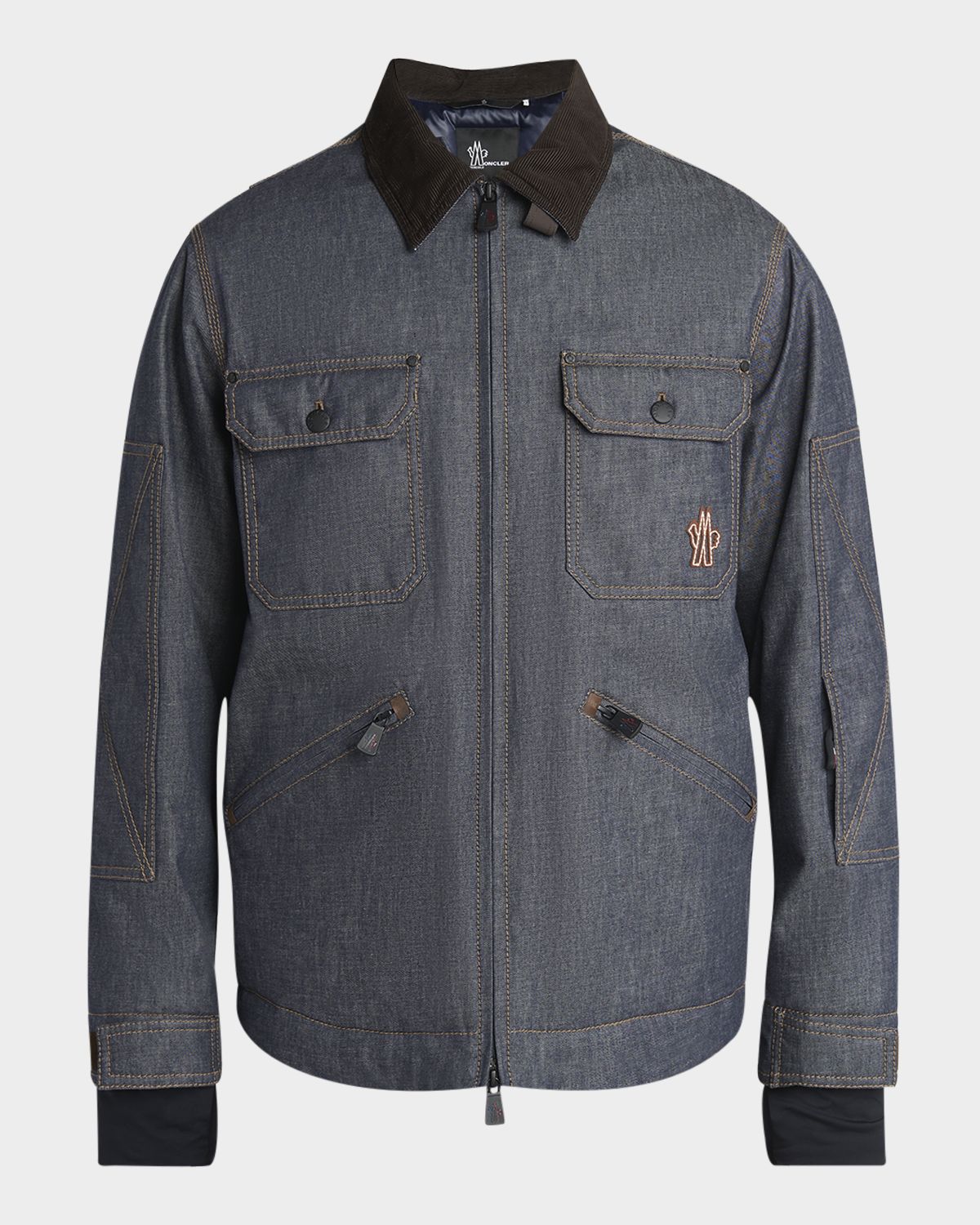 Moncler Grenoble Men 's Croatan Denim Jacket