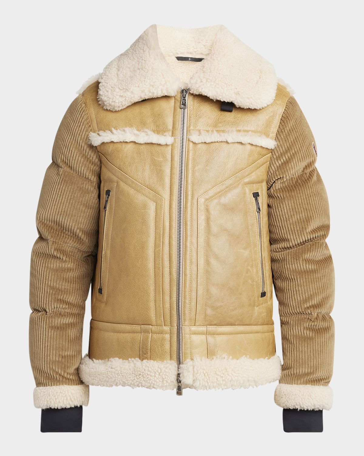 Moncler Grenoble Men 's Argens Shearling Bomber Jacket