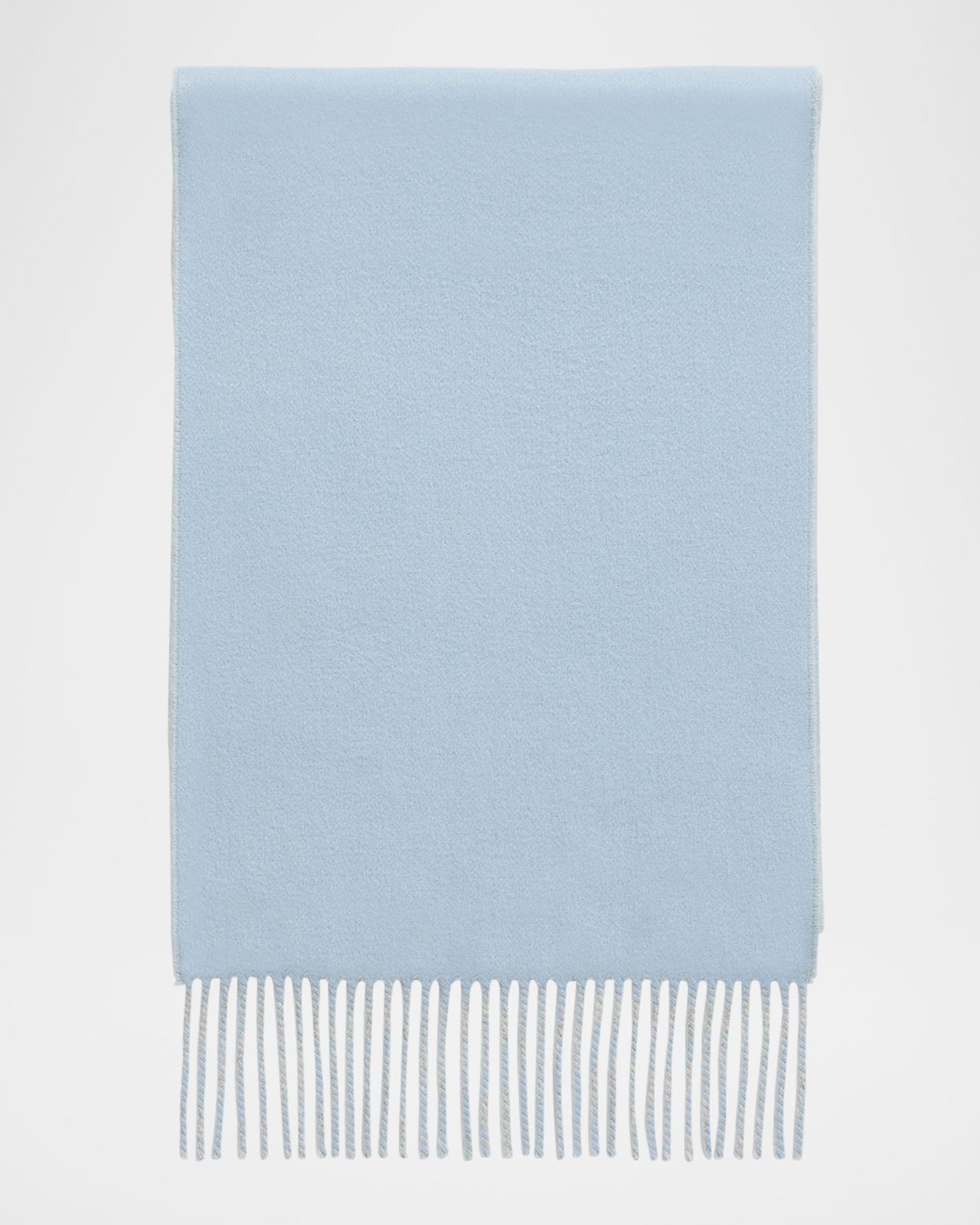 Burberry Men 's Cashmere Double-Face EKD Embroidered Scarf