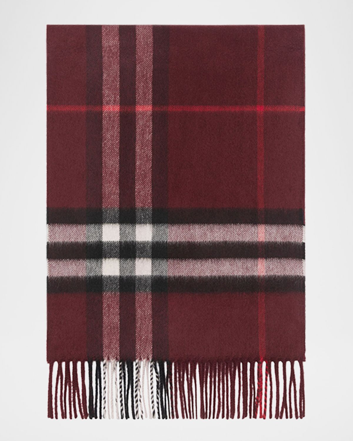 Burberry Men 's Cashmere Giant Check Scarf