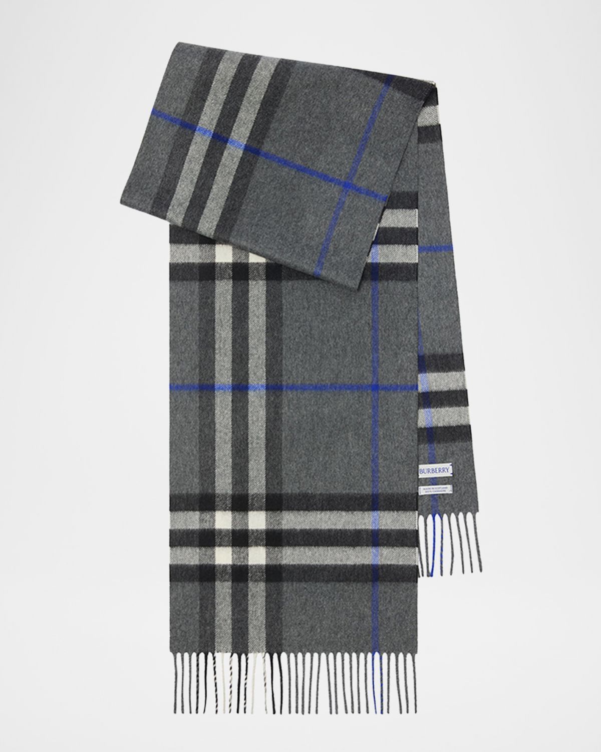 Burberry Men 's Cashmere Giant Check Scarf
