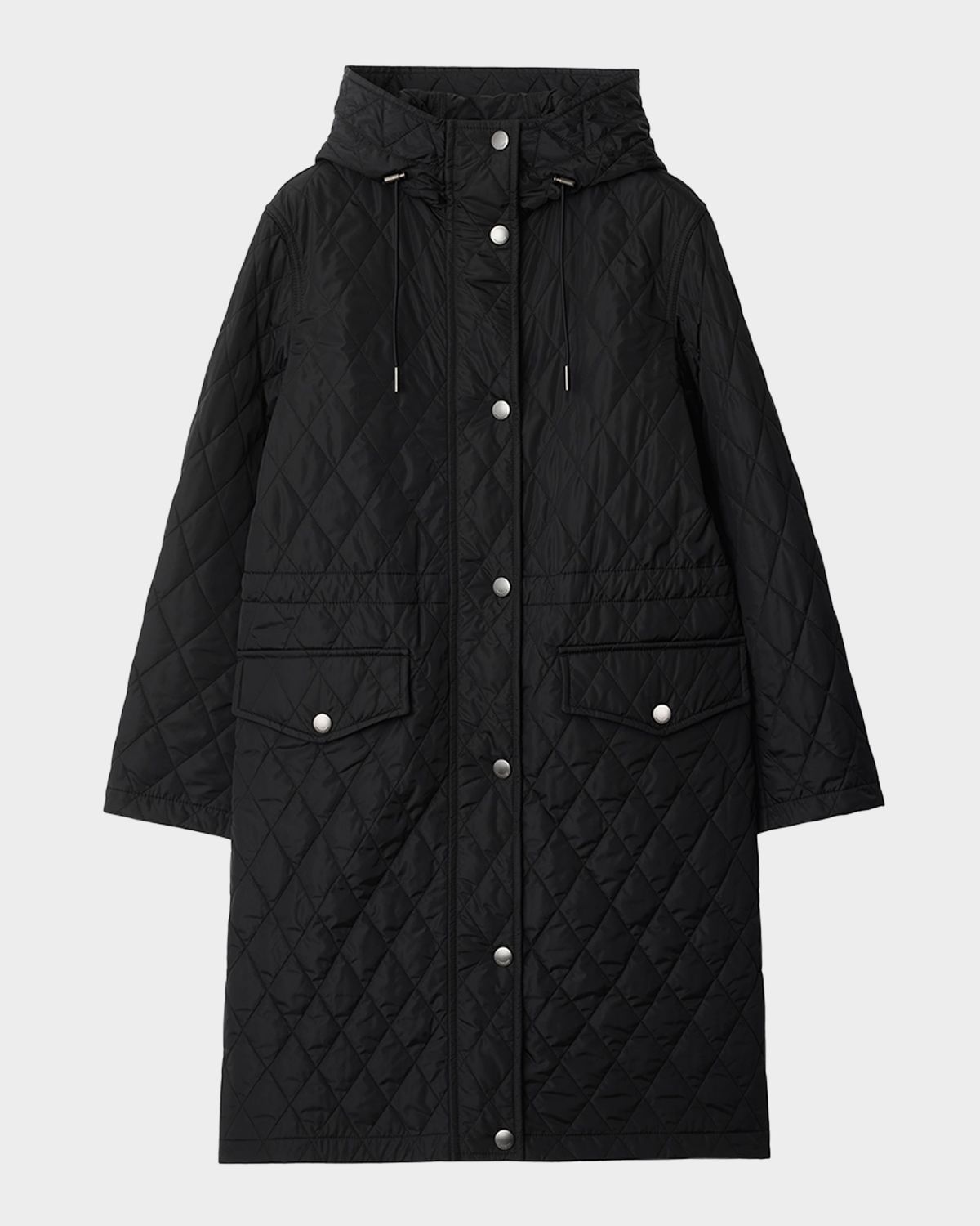 Burberry Hillgate Quilted Long Hooded Jacket | Thumbnail 6 Burberry Hillgate Quilted Long Hooded Jacket | Thumbnail 6