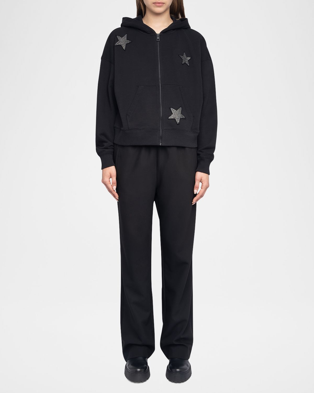 Zadig & Voltaire Mia Strass Stars Zip Jacket