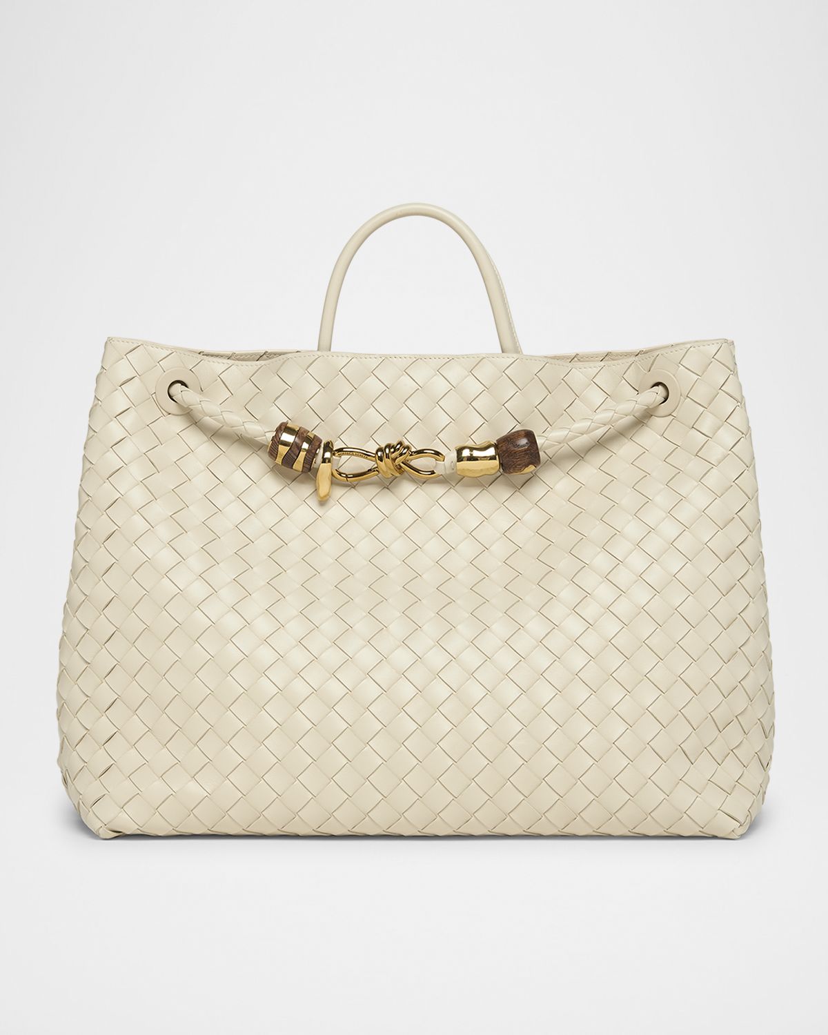 Bottega Veneta Andiamo Large Leather Top-Handle Bag