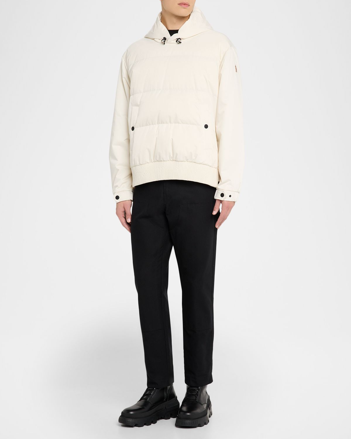 Moncler Grenoble Men 's Quilted Down Hoodie