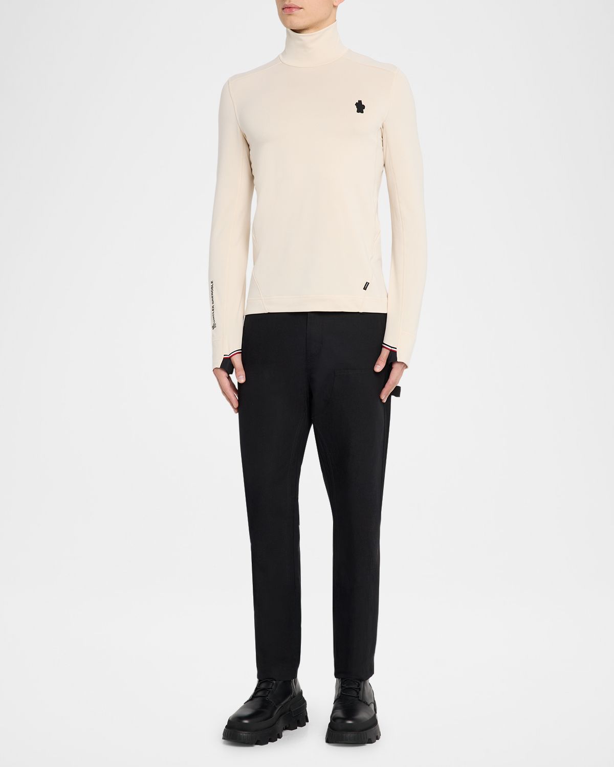 Moncler Grenoble Men 's Polartec Slim Fit Turtleneck Sweater
