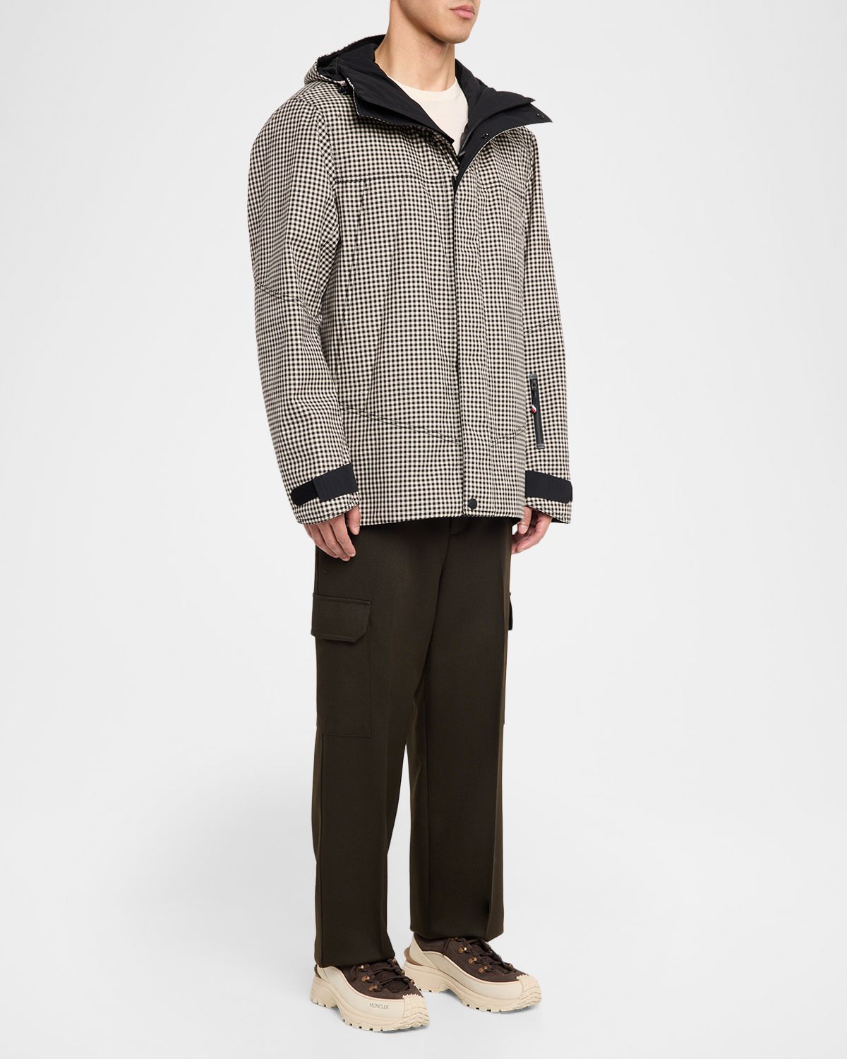 Moncler Grenoble Men 's Ettal Wool Hooded Down Ski Jacket