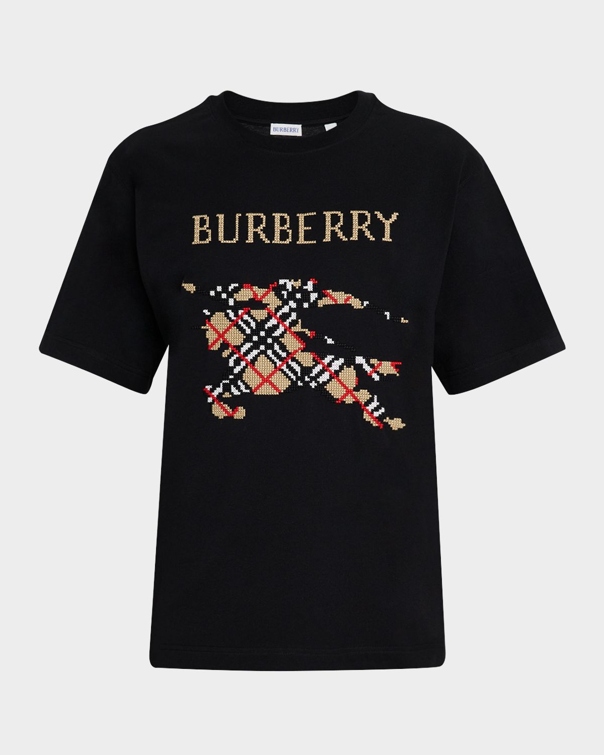 Burberry Men 's Cotton Cross Stitch EKD​ Graphic T-Shirt