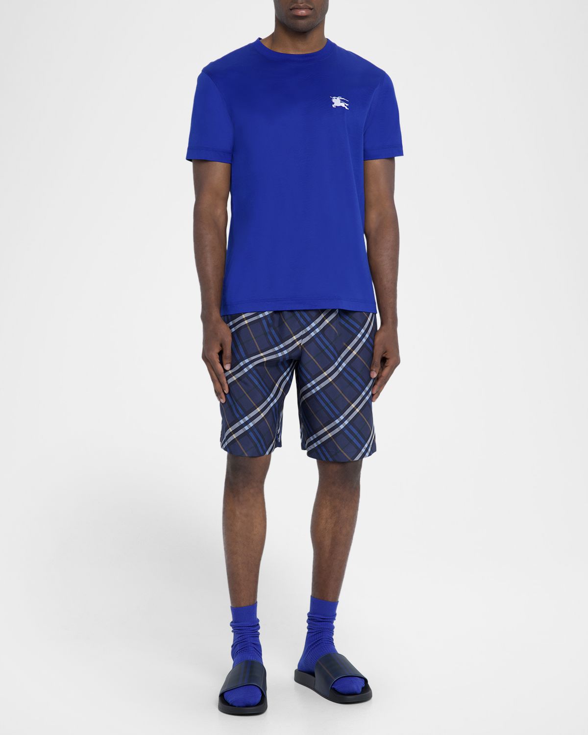 Burberry Men 's Casual Silk Check Shorts