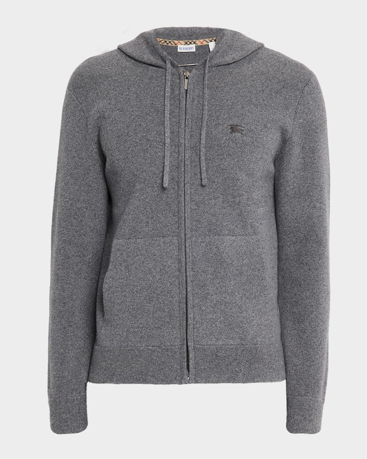 Burberry Men 's EKD Cashmere-Blend Knit Hoodie | Thumbnail 6 Burberry Men 's EKD Cashmere-Blend Knit Hoodie | Thumbnail 6