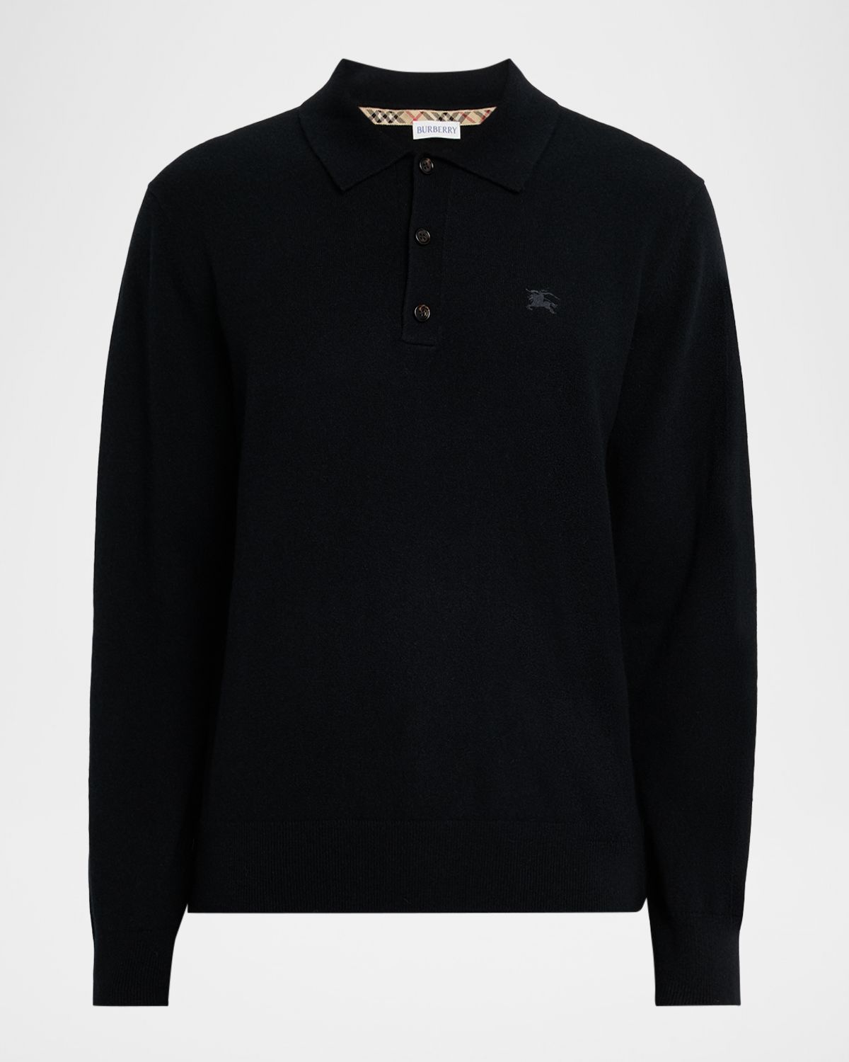 Burberry Men 's Embroidered EKD Knit Polo Shirt