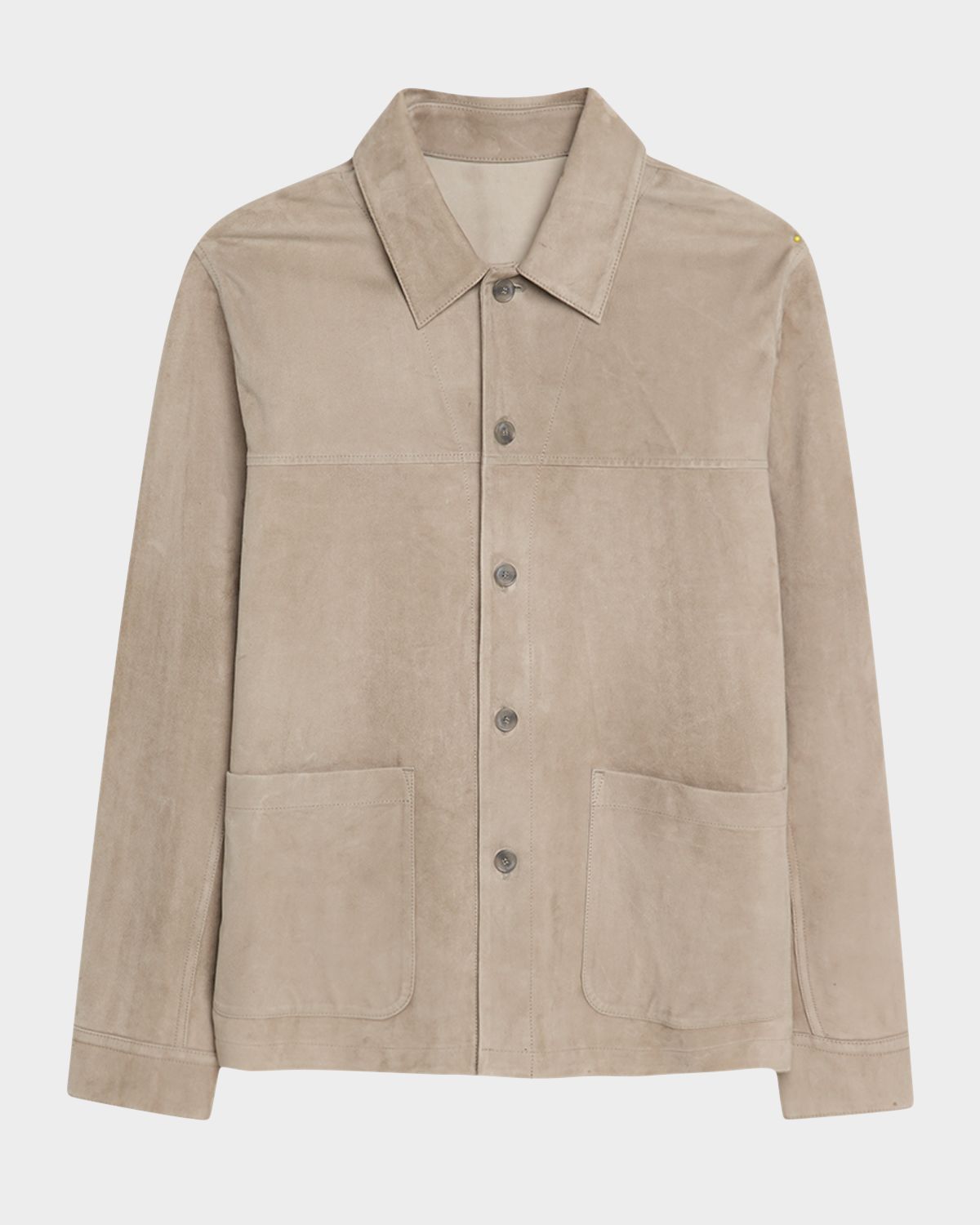 Vince Men 's Suede Shirt Jacket