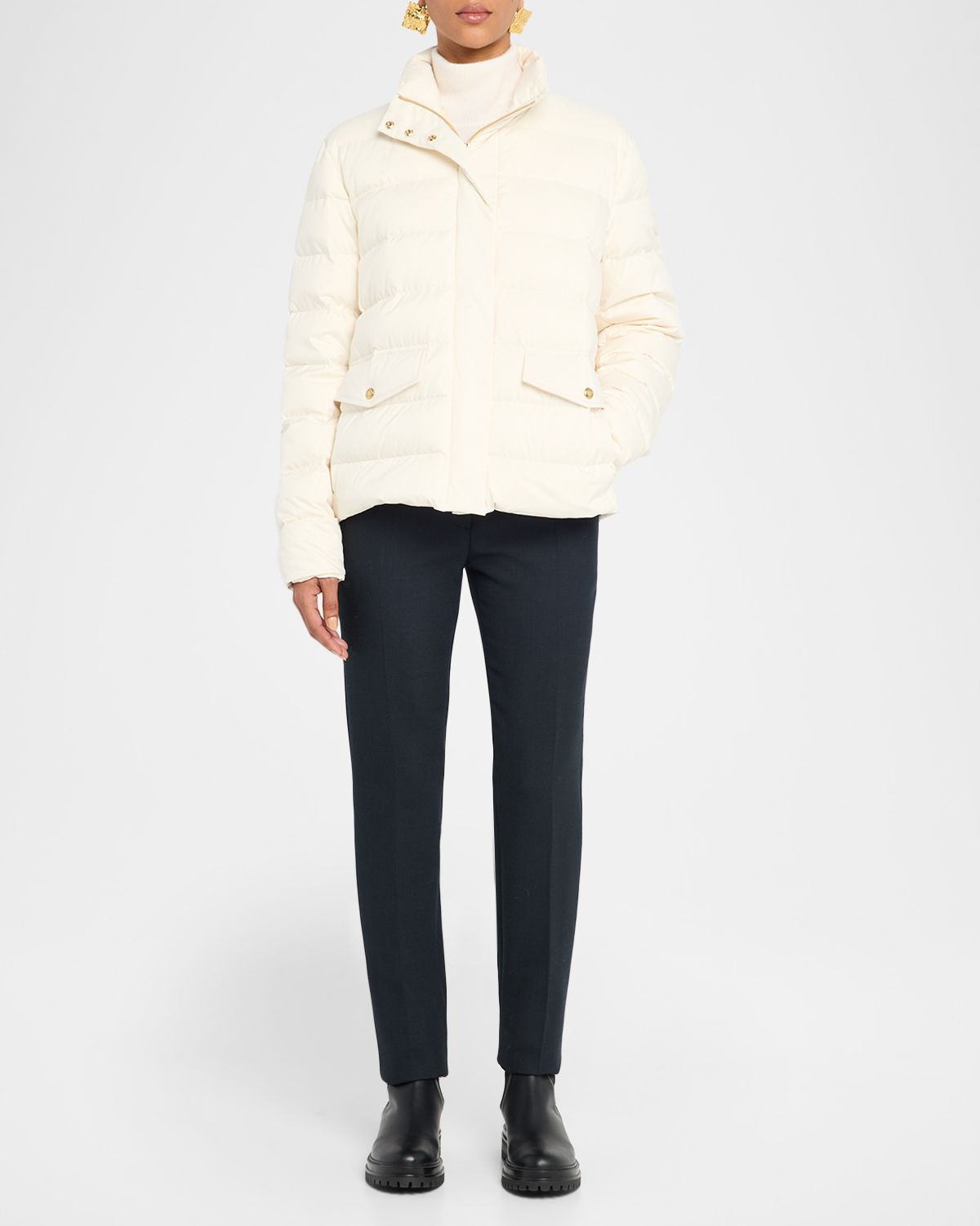 Moncler Bessettes Short Down Puffer Jacket