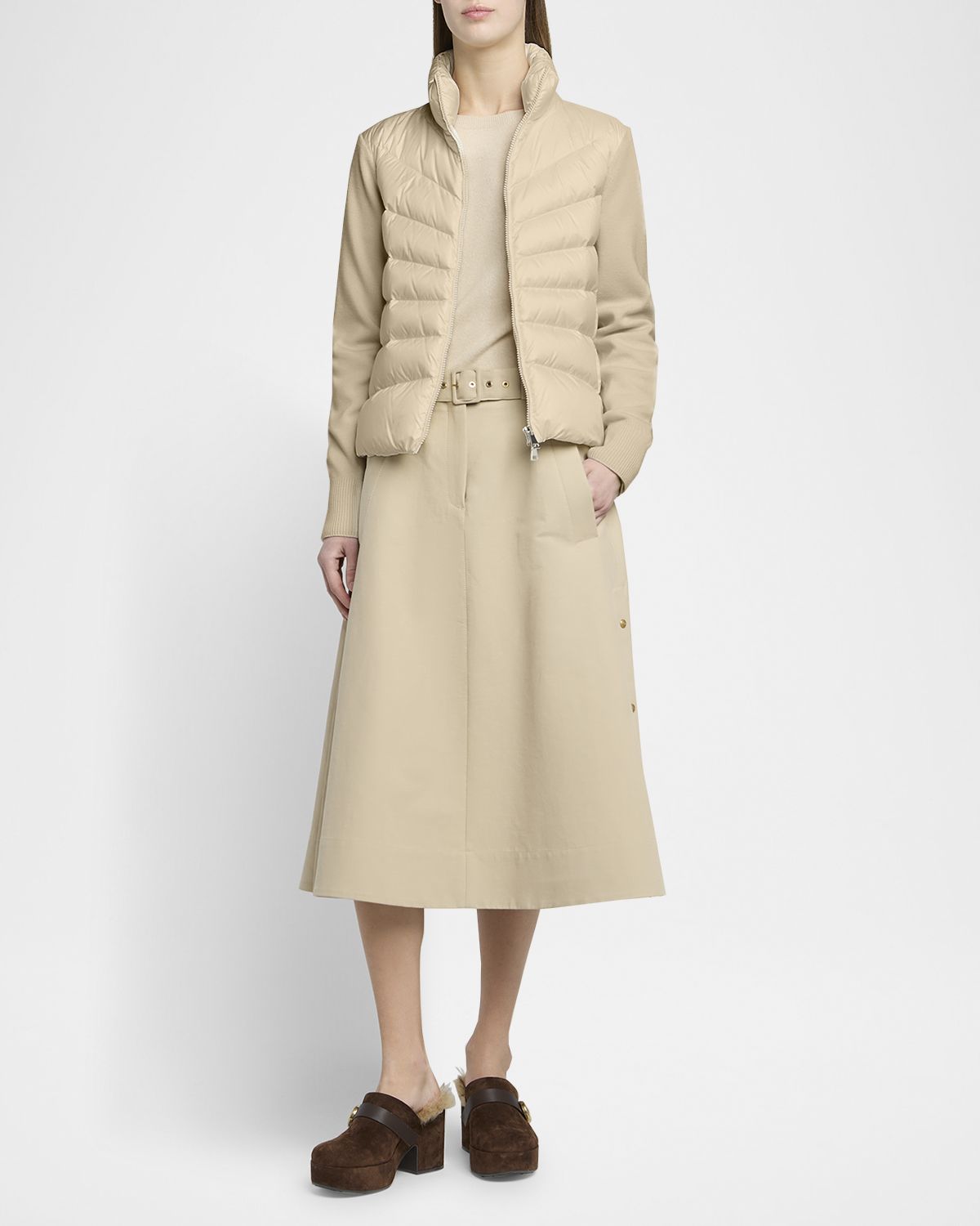 Moncler Padded Wool Cardigan