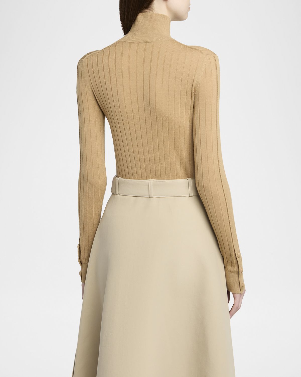 Moncler Wool-Cashmere Turtleneck Sweater