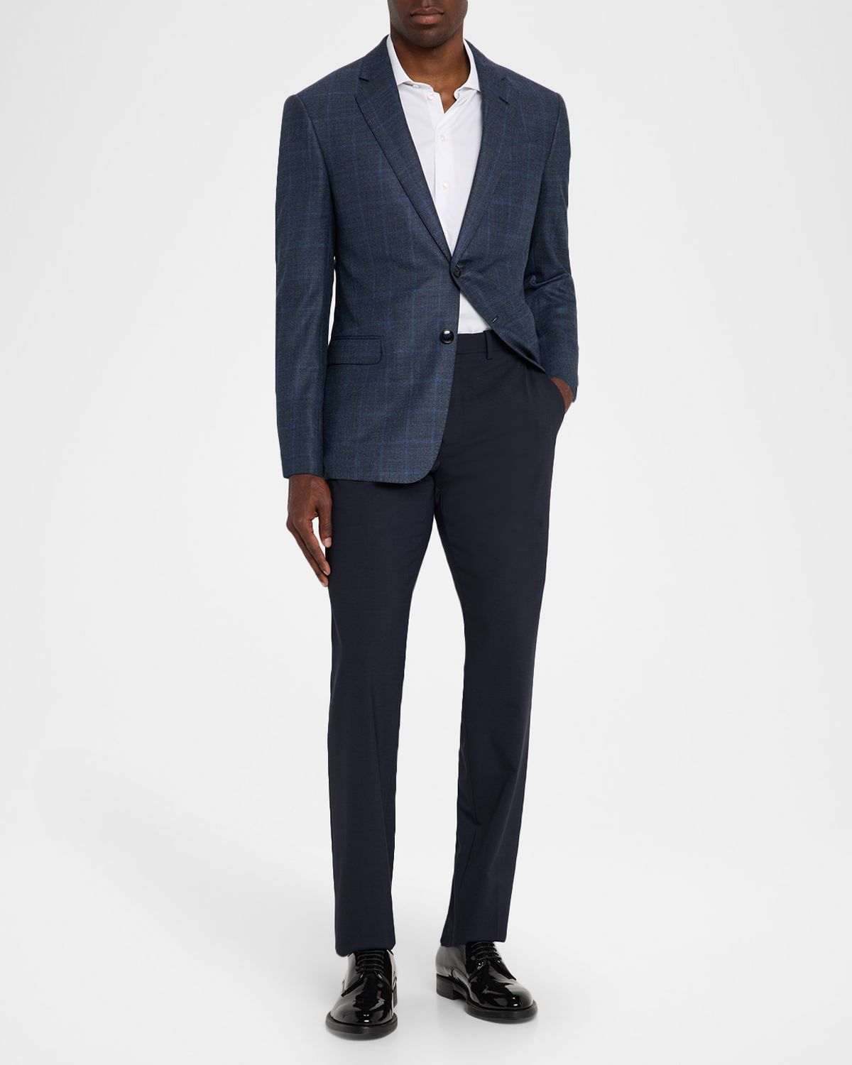 Giorgio Armani Men 's Cotton Tonal Dot Dress Shirt