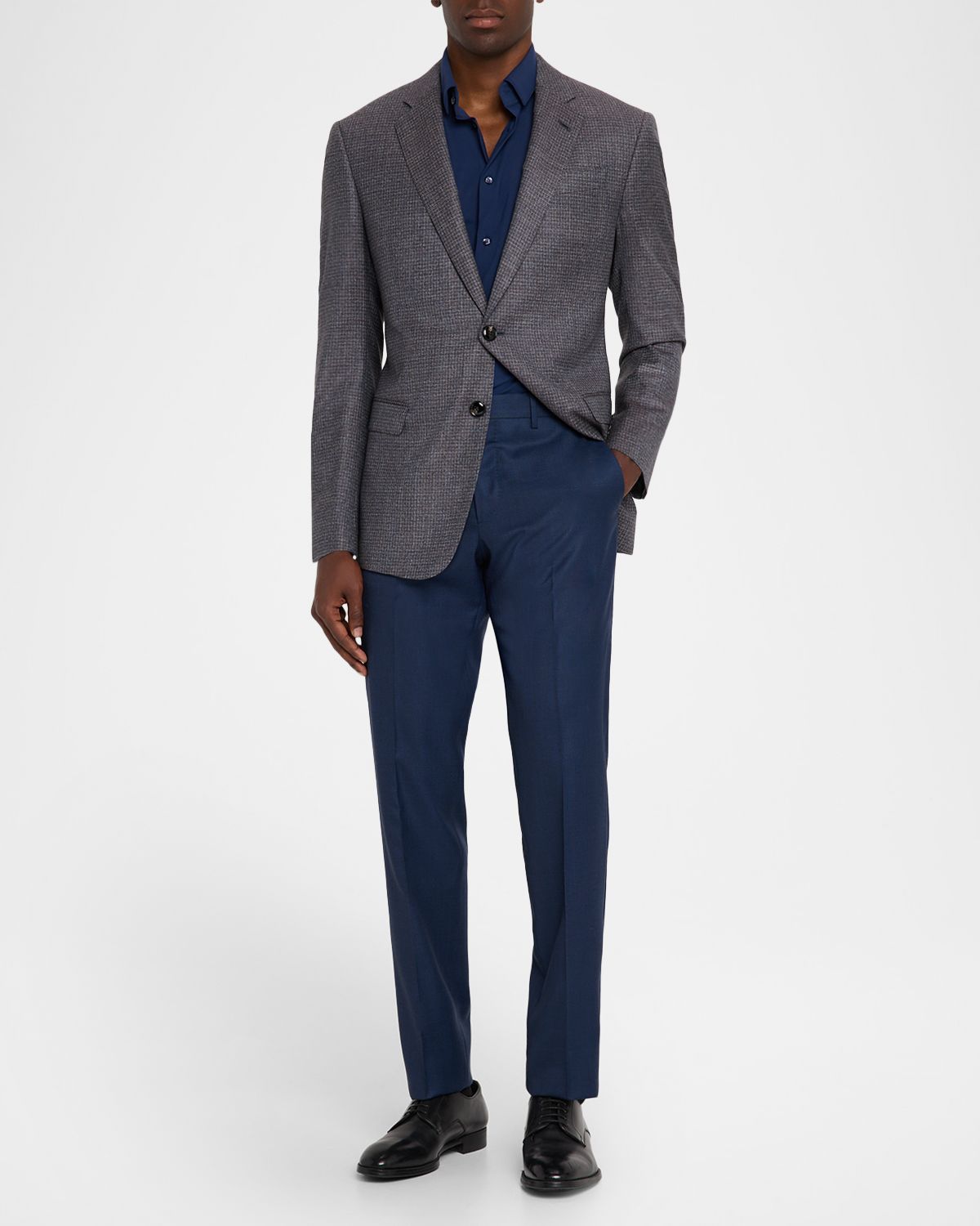Giorgio Armani Men 's Check-Textured G Line Sport Coat