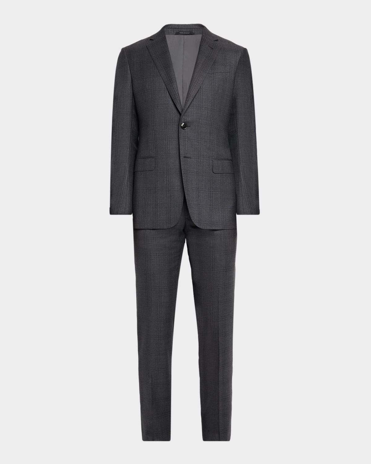 Giorgio Armani Men 's Subtle Tonal Plaid Two-Piece Suit