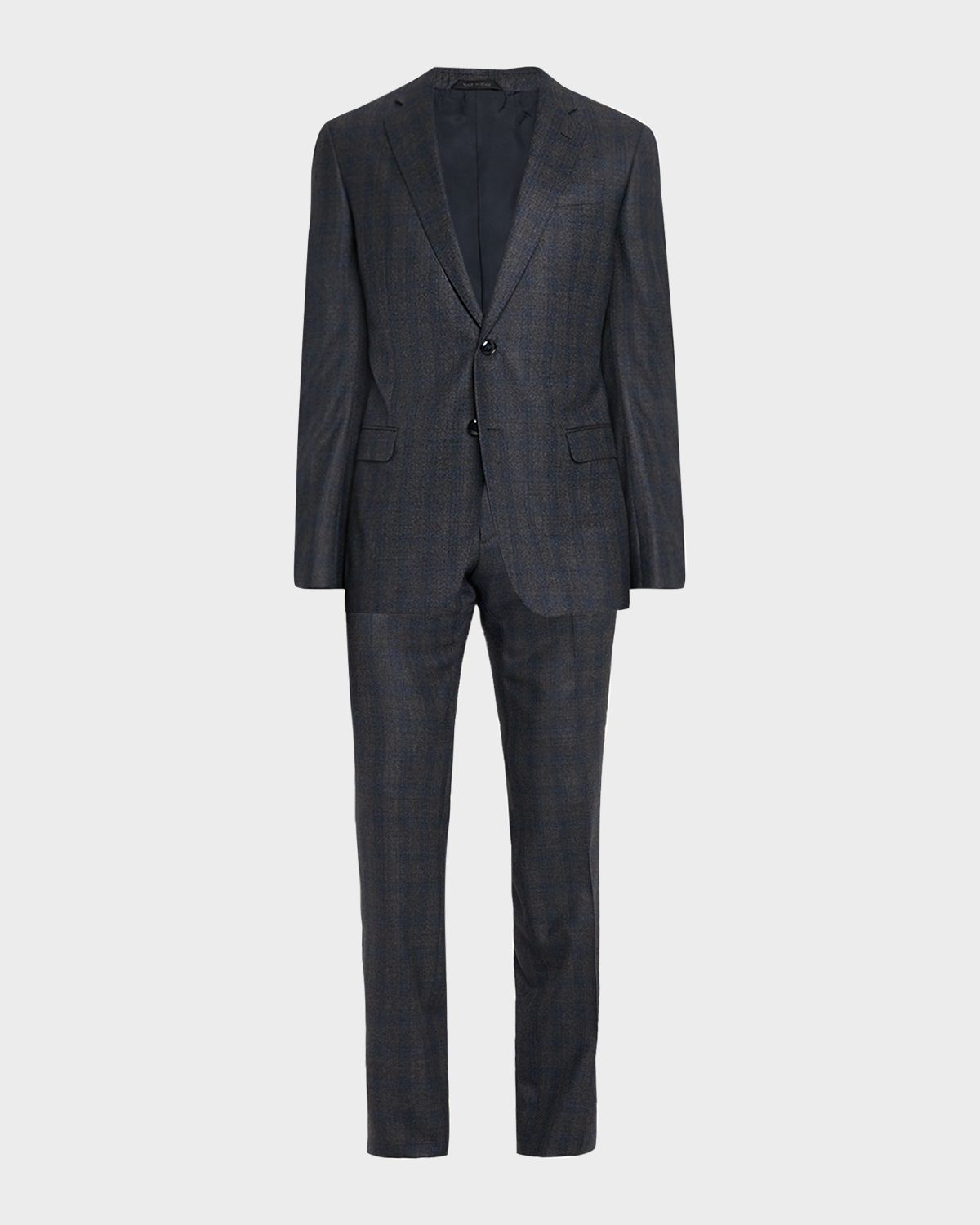 Giorgio Armani Men 's Blurred Plaid G Line Two-Piece Suit | Thumbnail 11 Giorgio Armani Men 's Blurred Plaid G Line Two-Piece Suit | Thumbnail 11