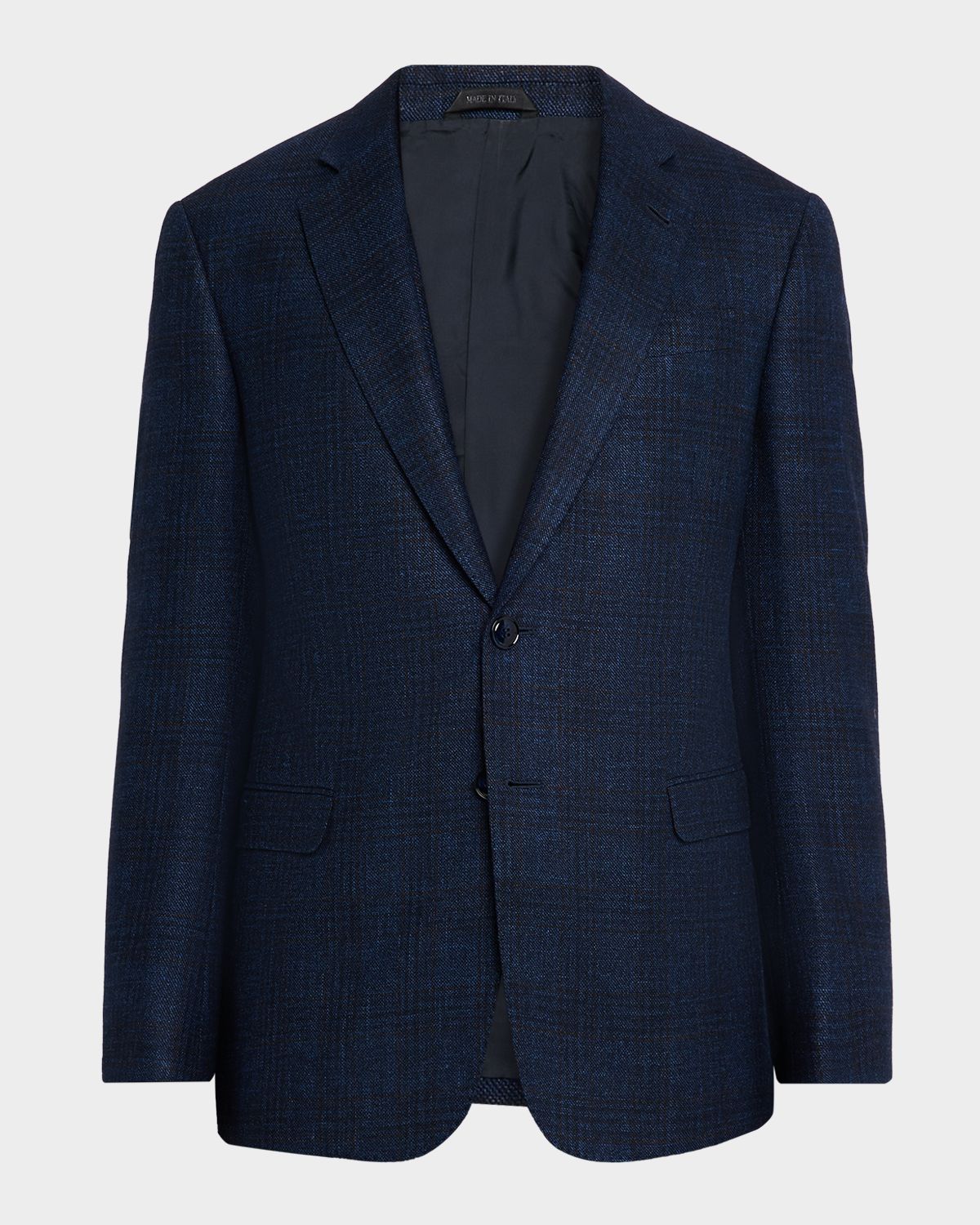 Giorgio Armani Men 's Textured Windowpane Sport Coat