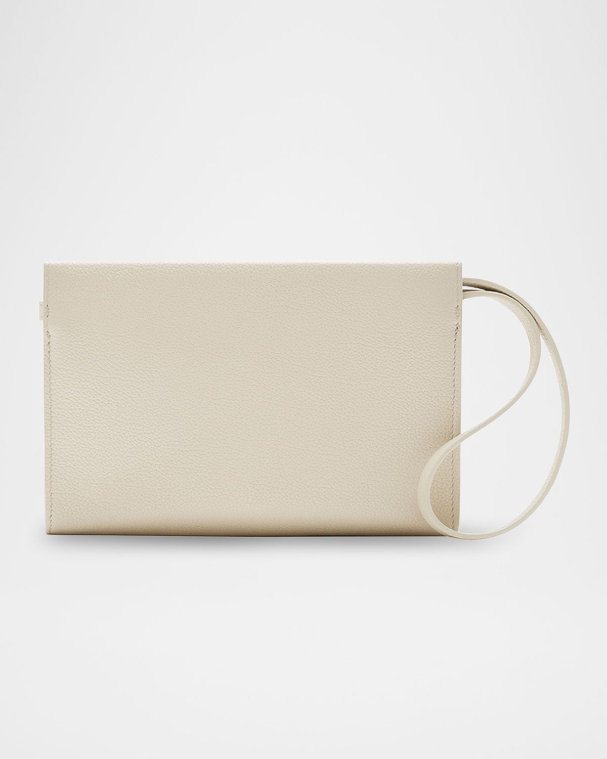 Burberry Cotswolds Grainy Leather Pouch Bag