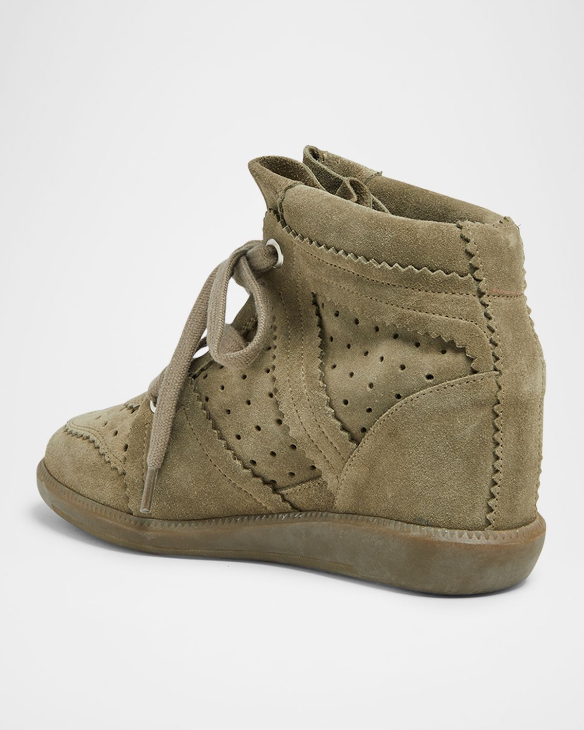 Isabel Marant Bobby Suede Wedge Sneakers | Thumbnail 4 Isabel Marant Bobby Suede Wedge Sneakers | Thumbnail 4