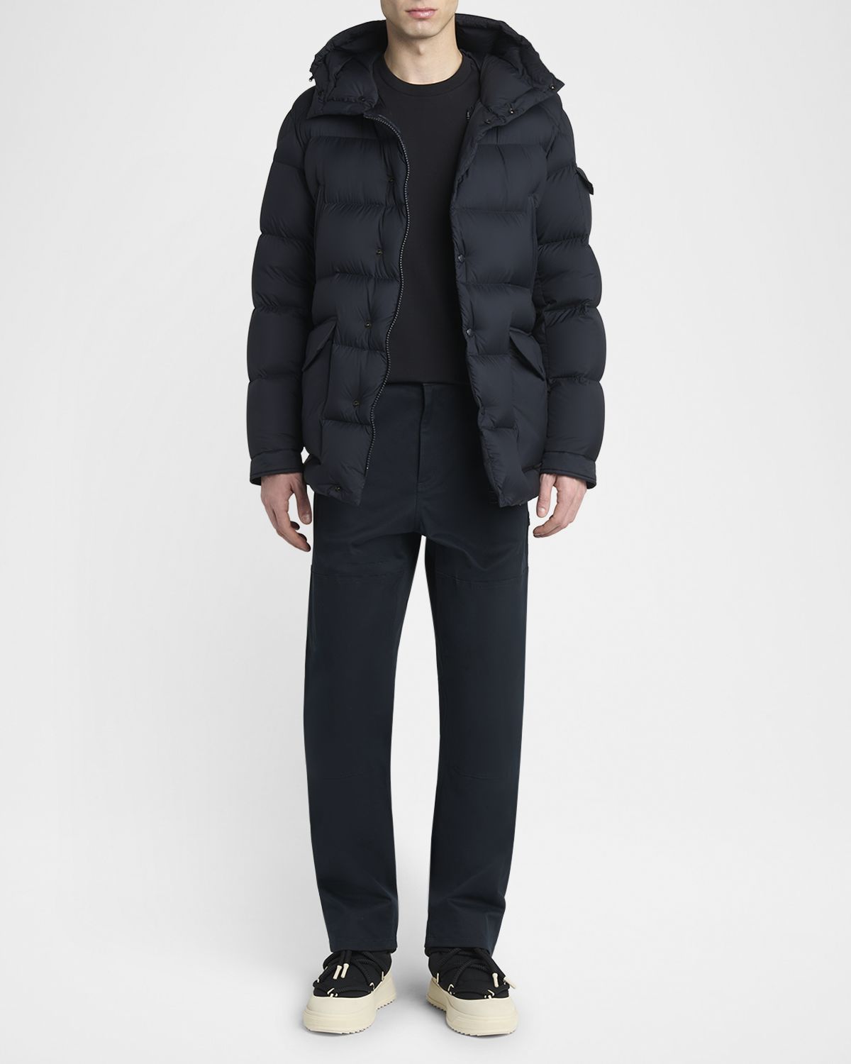 Moncler Men's Bretagne Short Parka