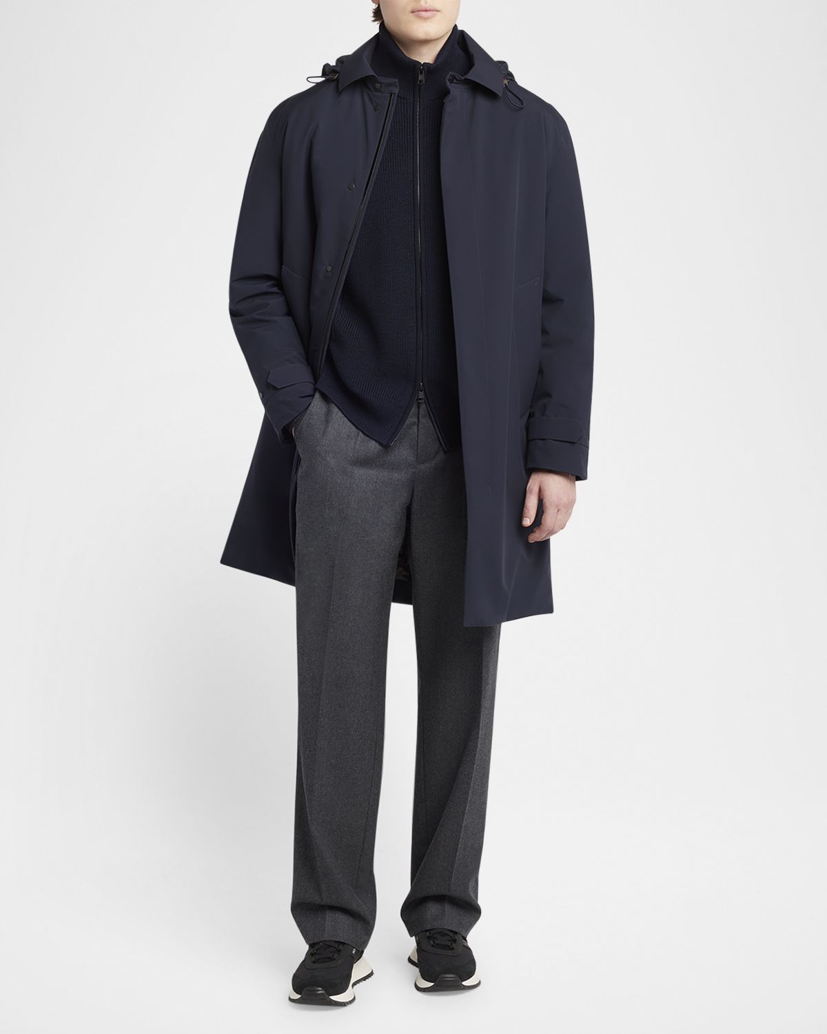 Moncler Men 's Larezila Long Parka