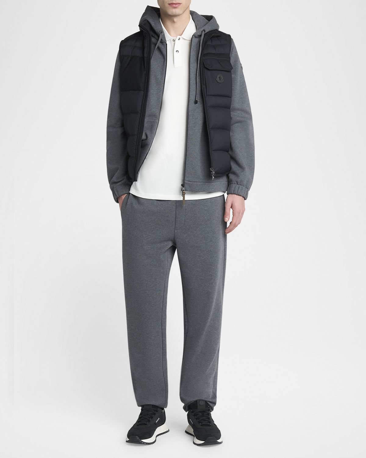 Moncler Men 's Fleece Full-Zip Hoodie