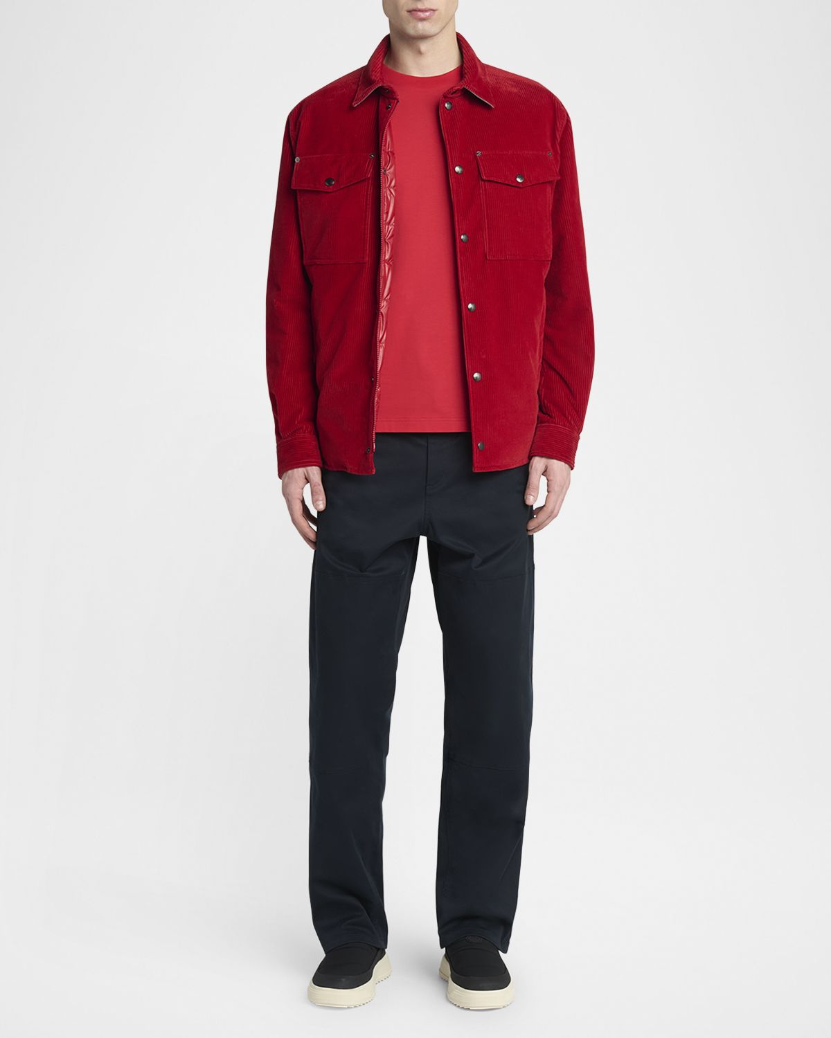 Moncler Men 's Chest Logo Graphic T-Shirt