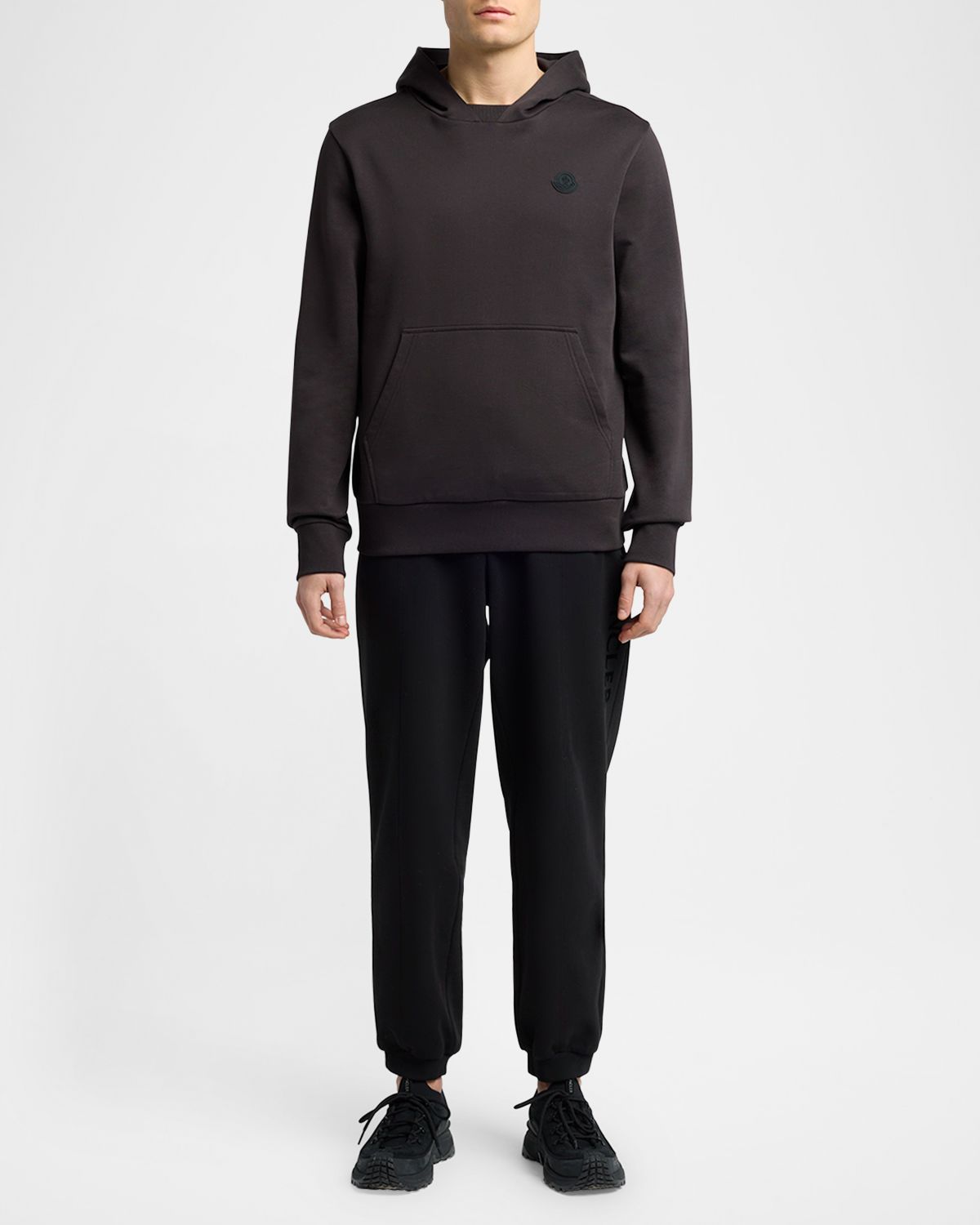 Moncler Men 's Cotton Chest-Logo Hoodie