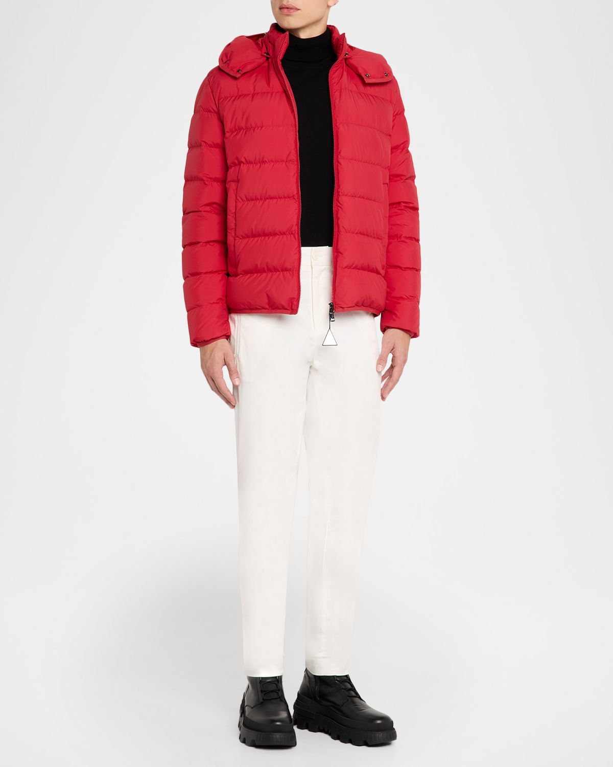 Moncler Men 's Montbrocq Hooded Short Down Puffer Jacket