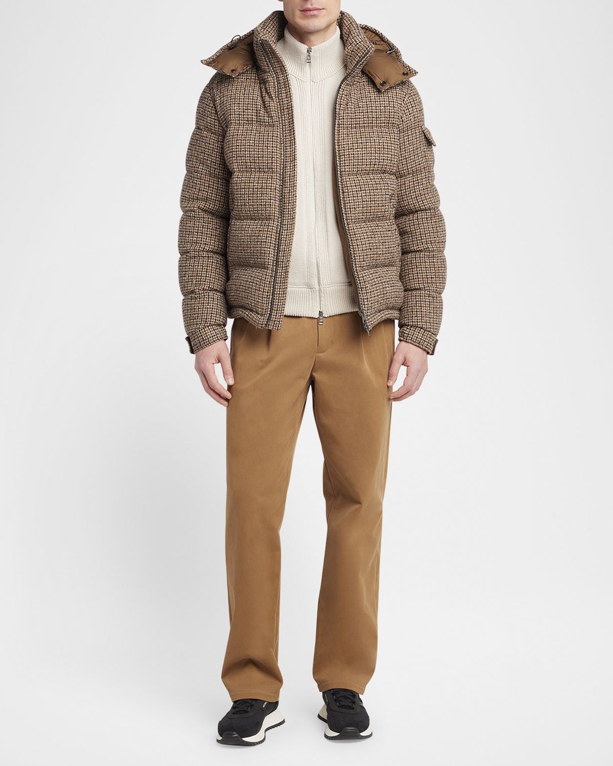 Moncler Men 's Montgenevre Knit Puffer Jacket