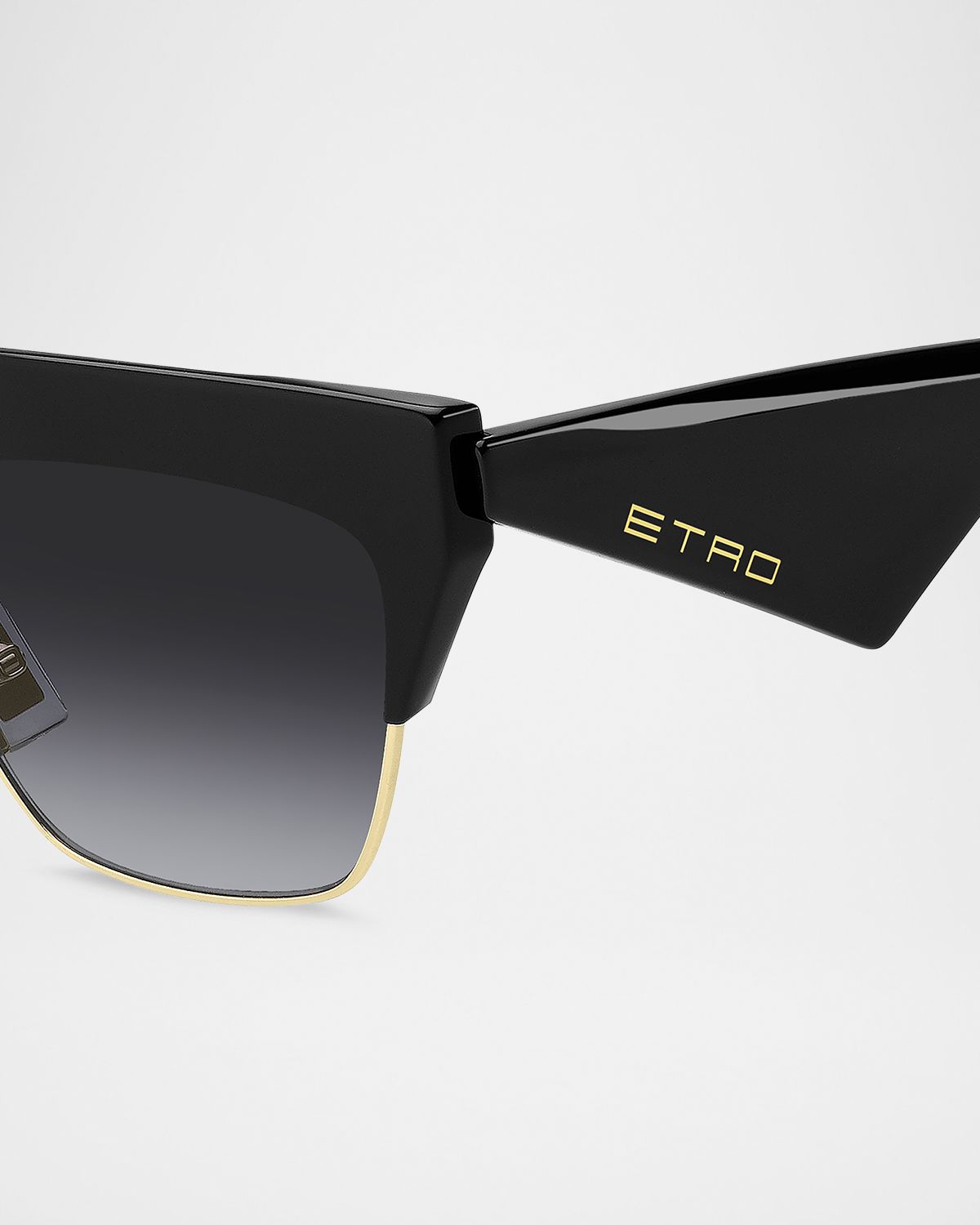 Etro club Acetate & Metal Square Sunglasses