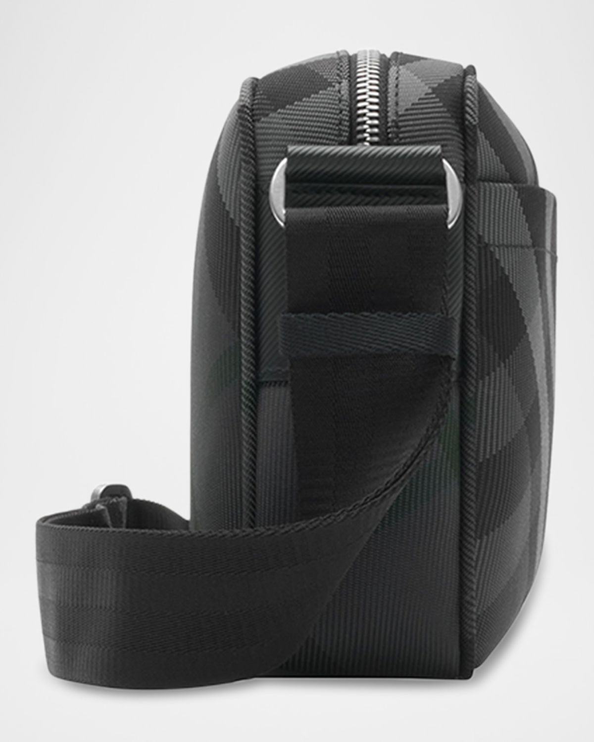 Burberry Men 's Grid Slim Crossbody Bag