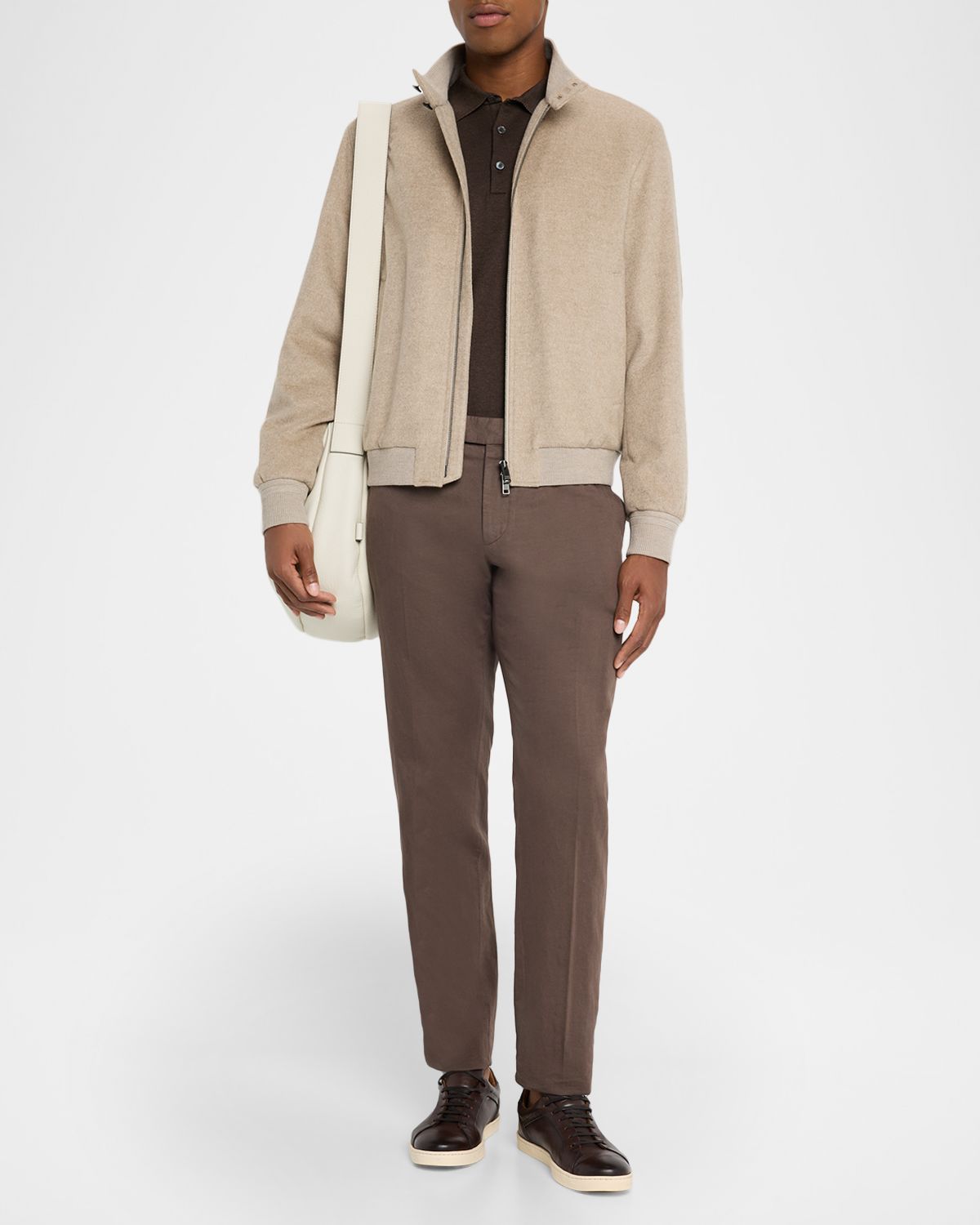 ZEGNA Men 's Oasi Cashmere Elements Blouson