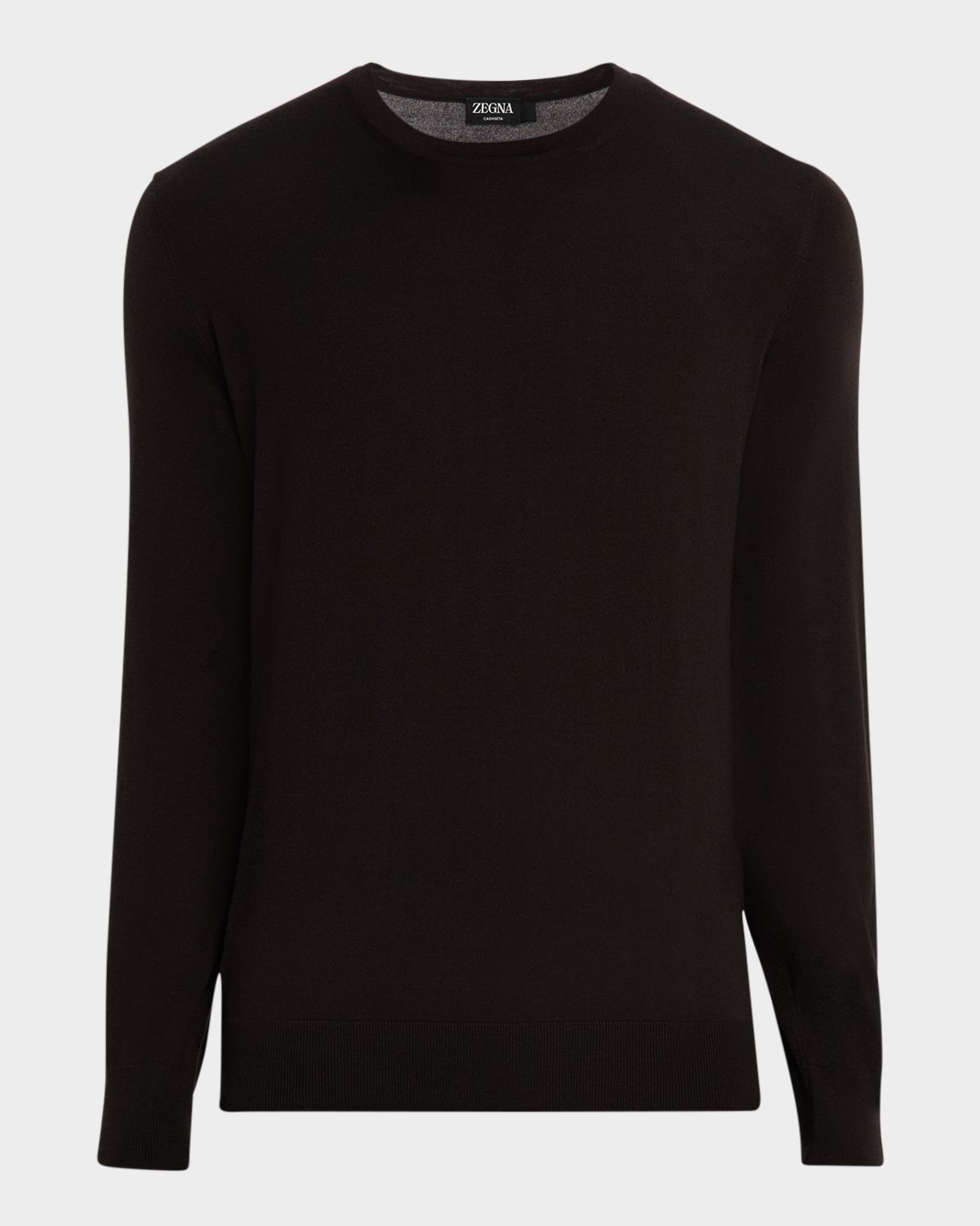 ZEGNA Men 's Cashseta Cashmere and Silk Crewneck Sweater