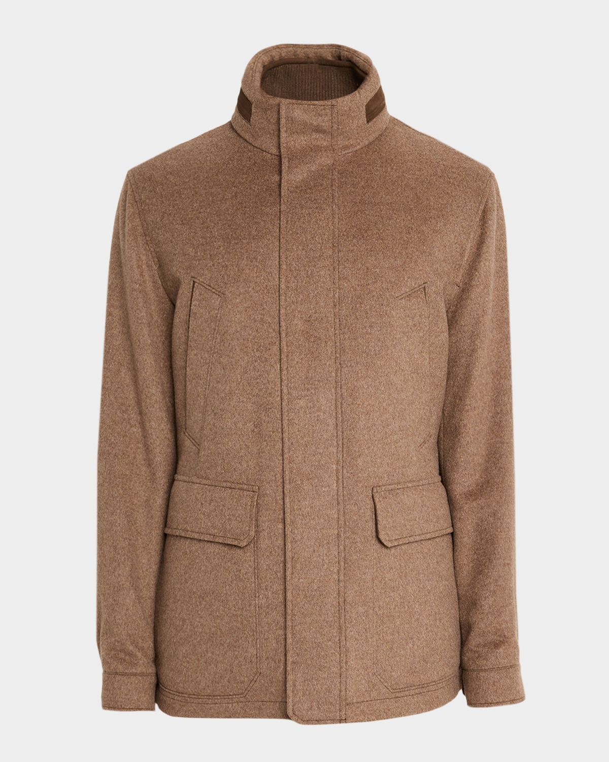 ZEGNA Men 's Oasi Cashmere Elements Car Coat