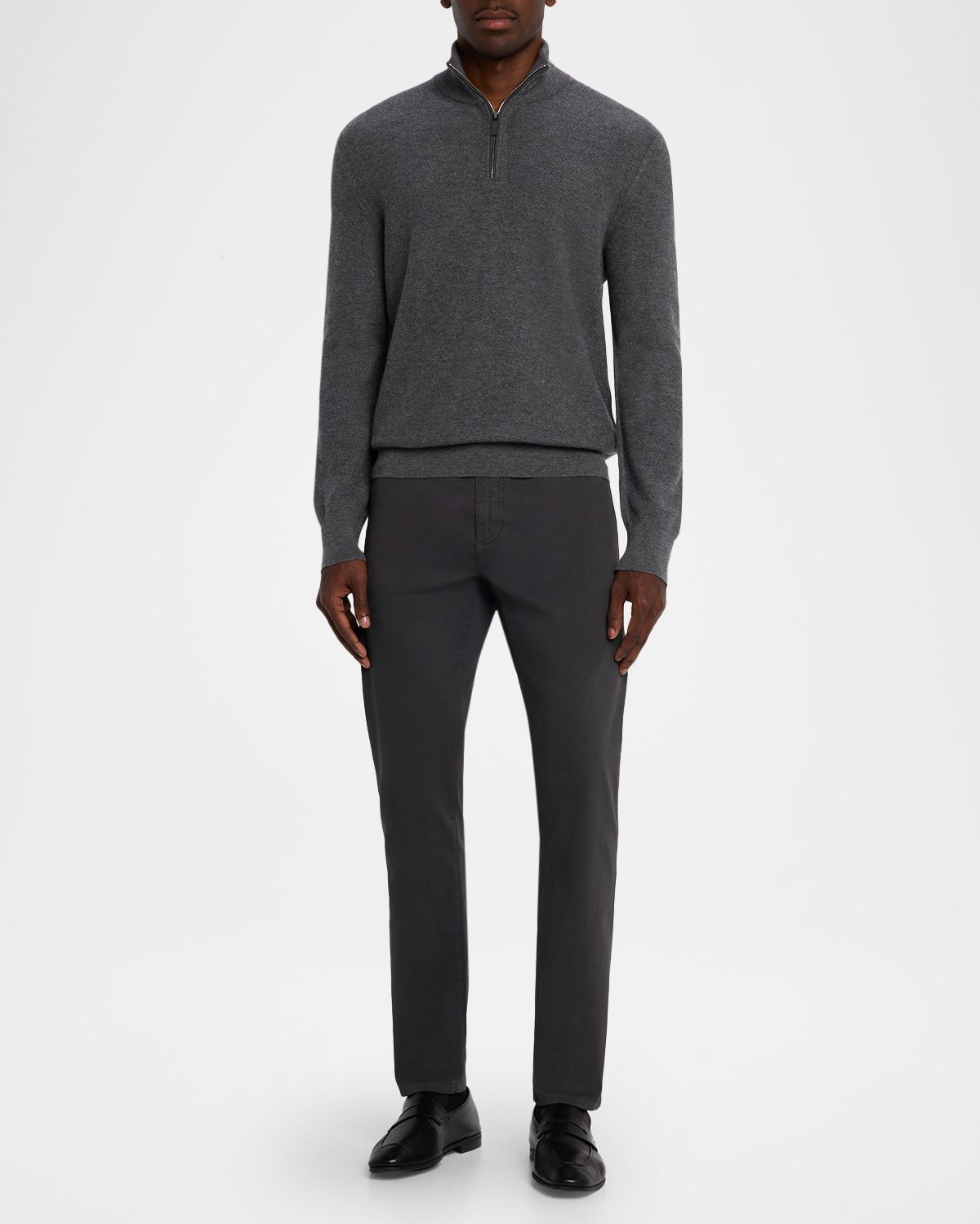 ZEGNA Men 's Stretch Gabardine Slim Five-Pocket Pants