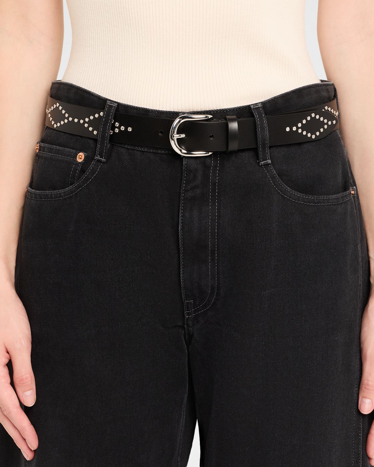 Isabel Marant Liliana Studded Leather Belt