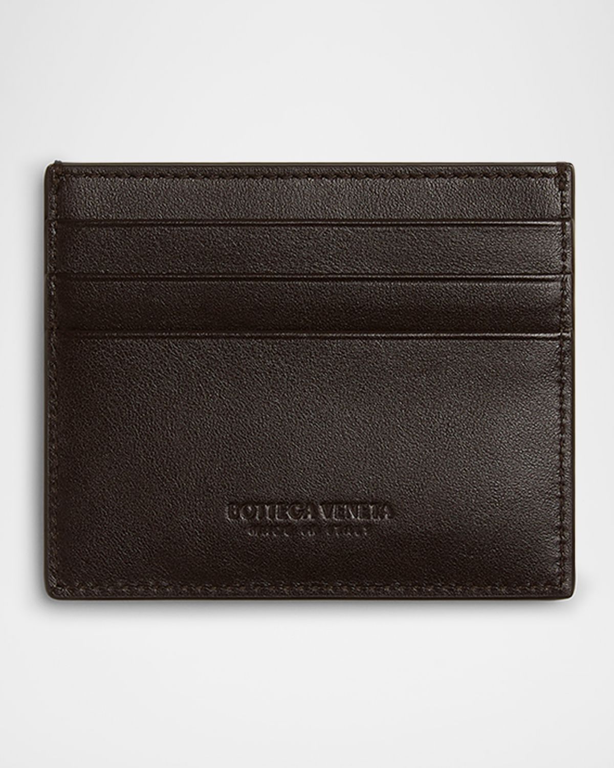 Bottega Veneta Men 's Intrecciato 15 Degrade Leather Card Holder