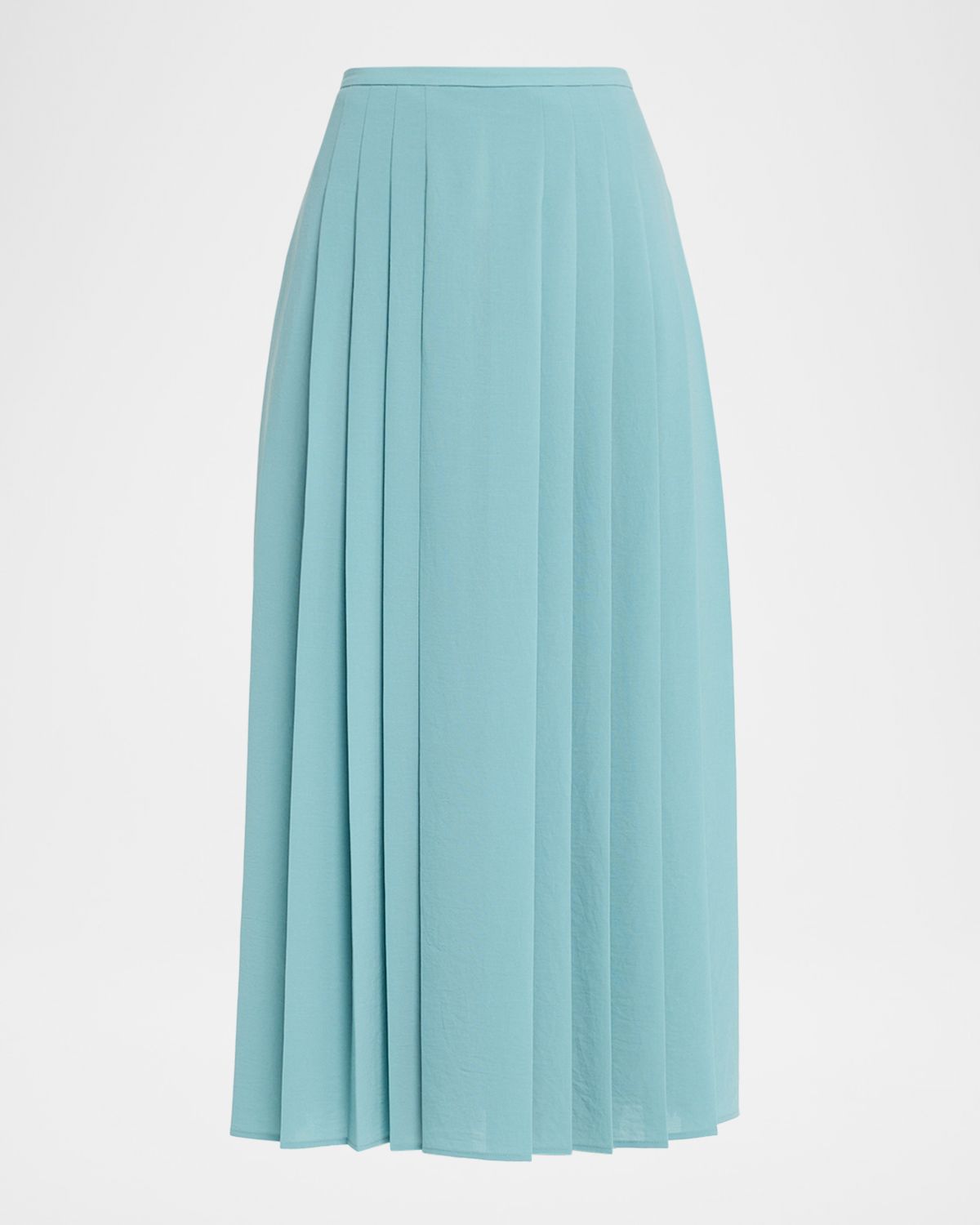 Joseph Crete Straight Pleated Midi Skirt