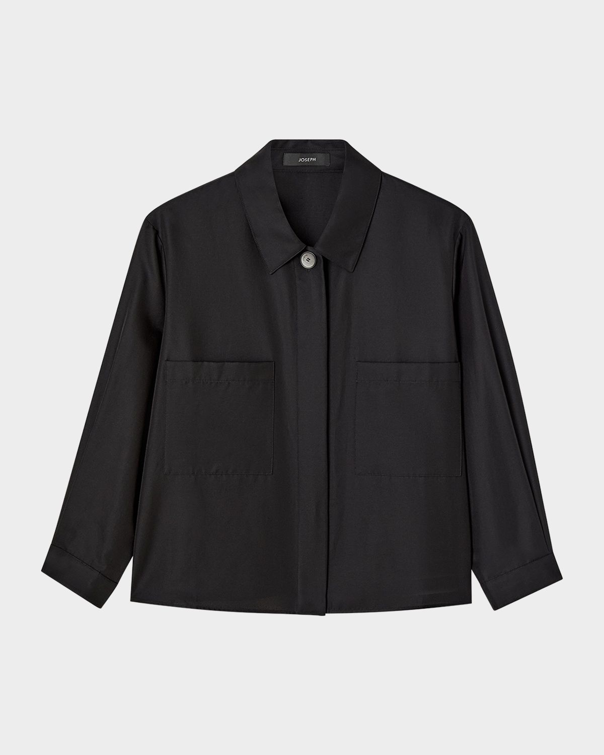 Joseph Satie Boxy Silk-Cotton Shirt