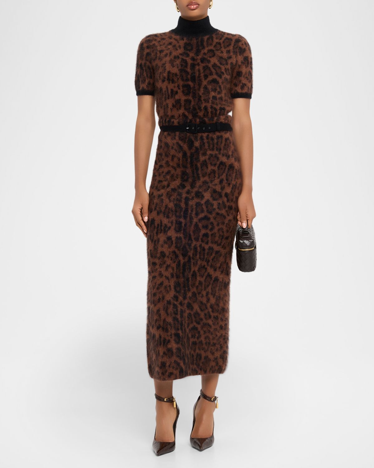 Adam Lippes Ari Leopard Print Brushed Cashmere Sweater