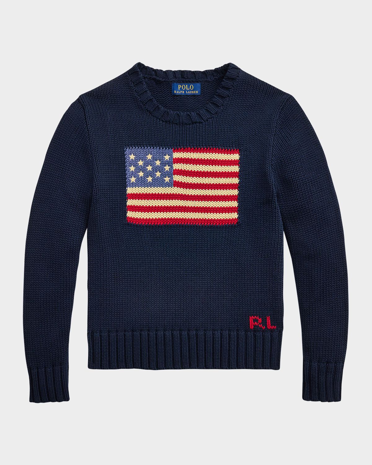 Polo Ralph Lauren Boy 's Flag Intarsia Knit Sweater
