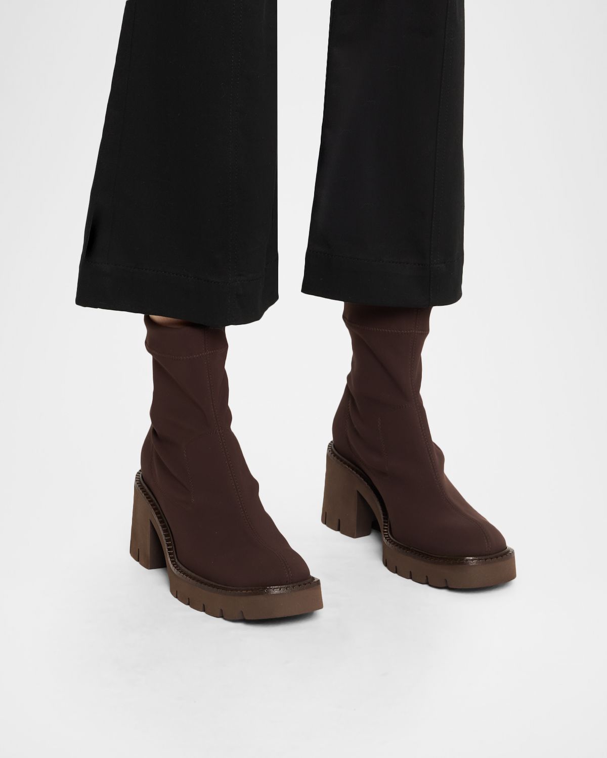 Pedro Garcia Zilia Stretch Nylon Ankle Booties