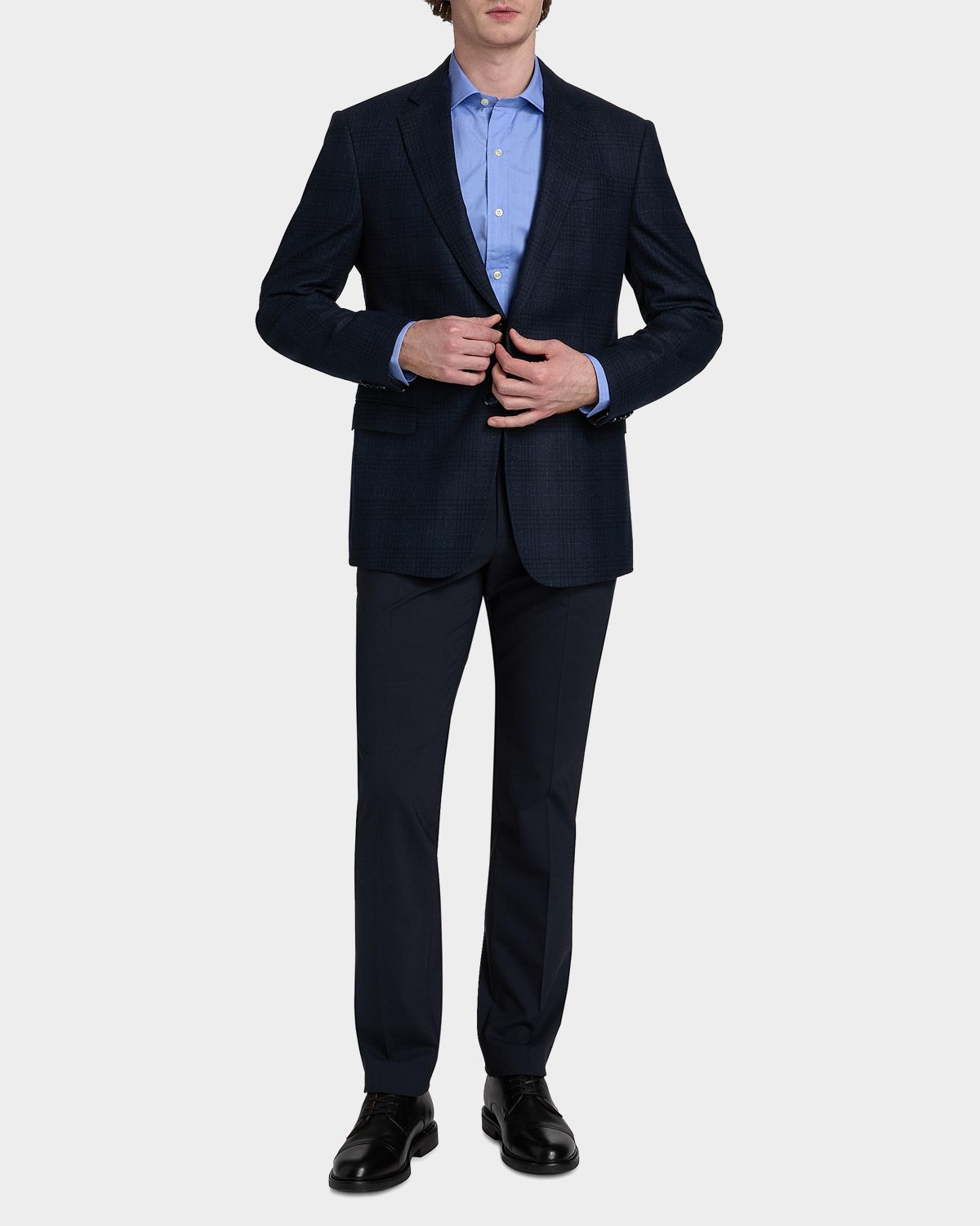 Giorgio Armani Men 's Wool and Cashmere Soft Check Sport Coat | Thumbnail 7 Giorgio Armani Men 's Wool and Cashmere Soft Check Sport Coat | Thumbnail 7