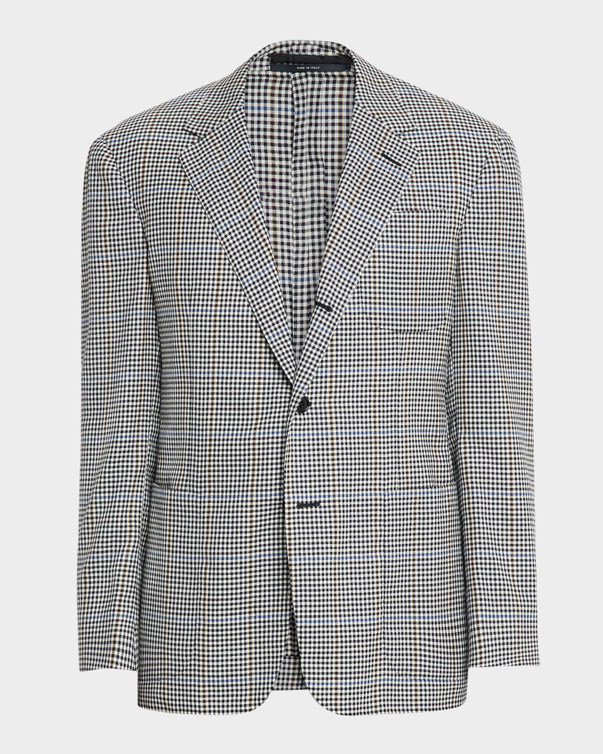 dunhill Men 's Wool Gingham Cavendish Sport Coat