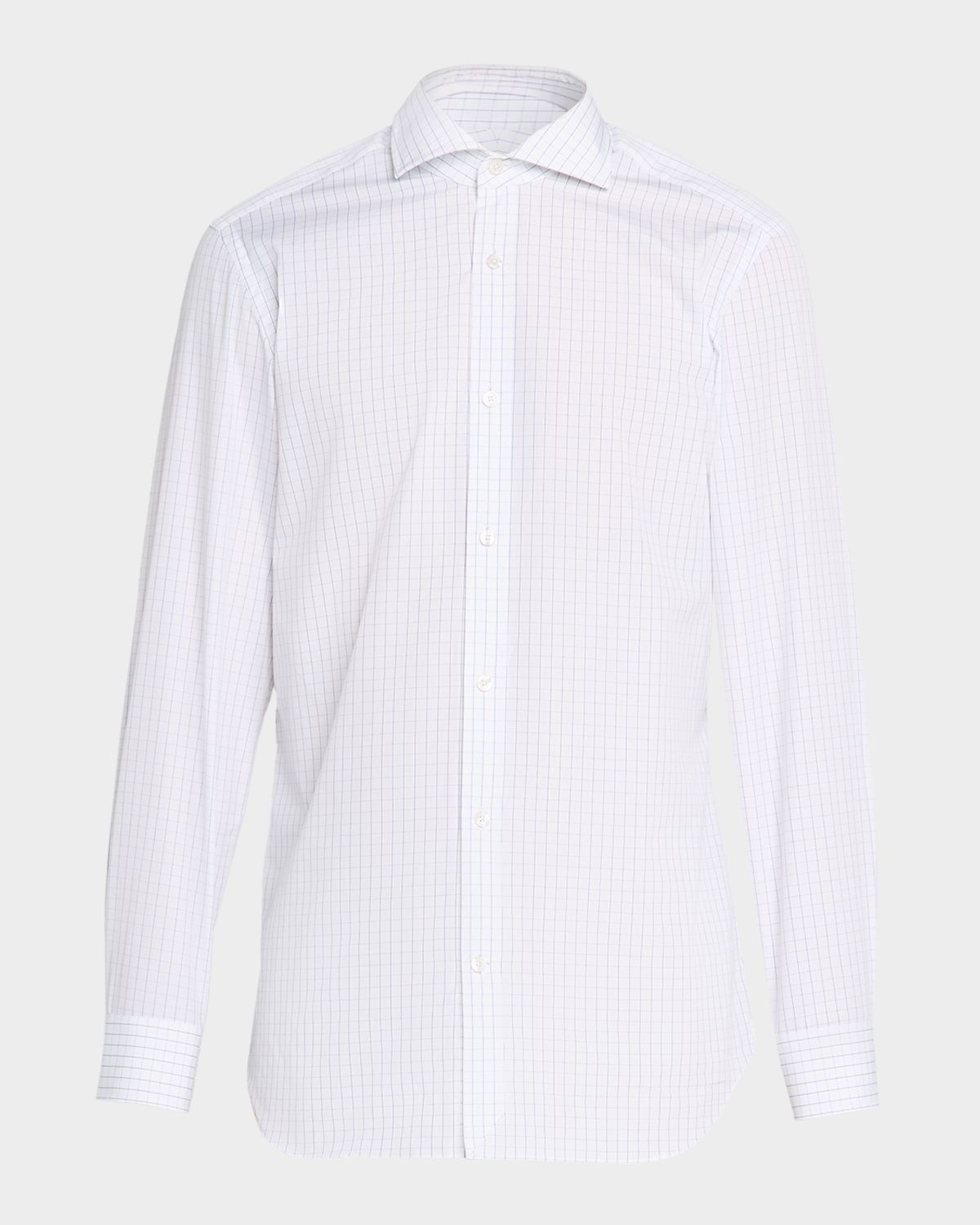 dunhill Men 's Giza Cotton Check Modern-Fit Sport Shirt