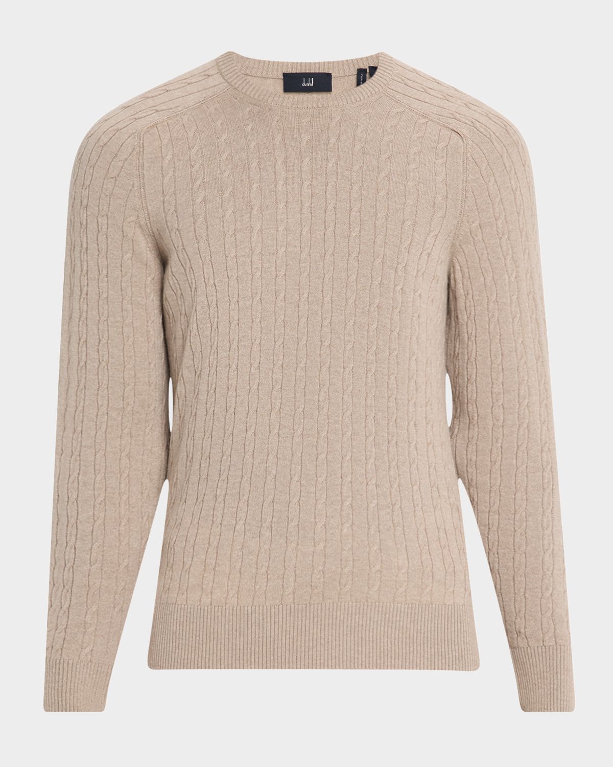 dunhill Men 's Cashmere Cable Knit Crewneck Sweater